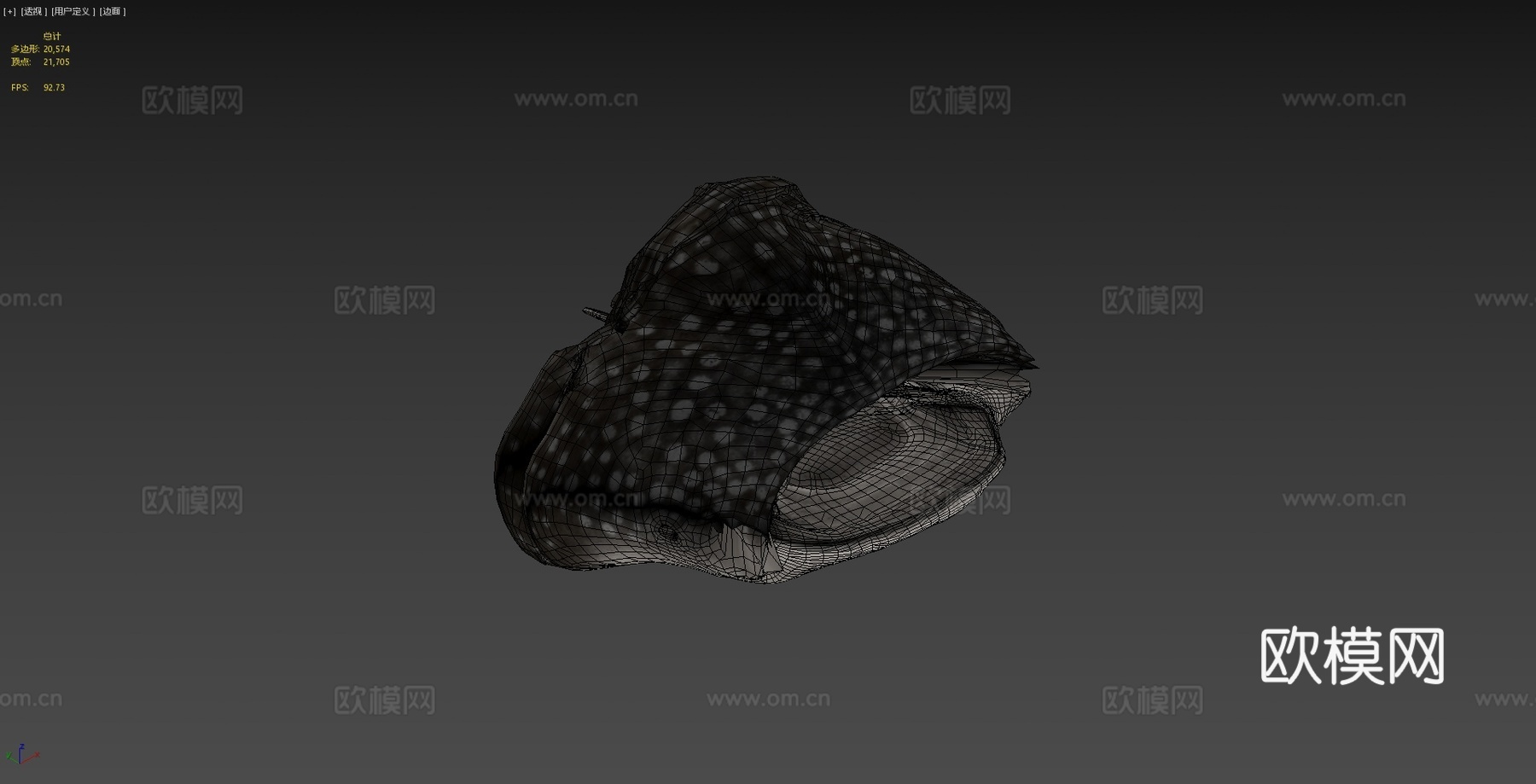 鲸鲨3d模型