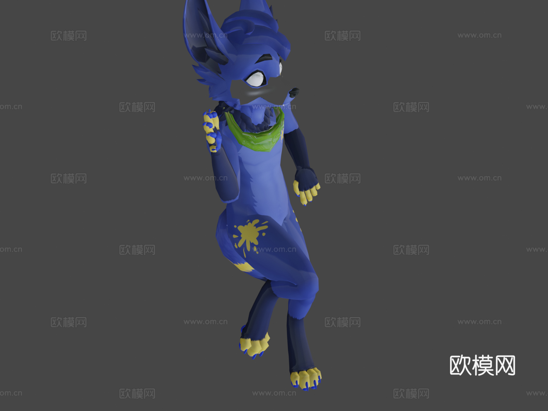 品客狐狸VRChat虚拟形象3d模型