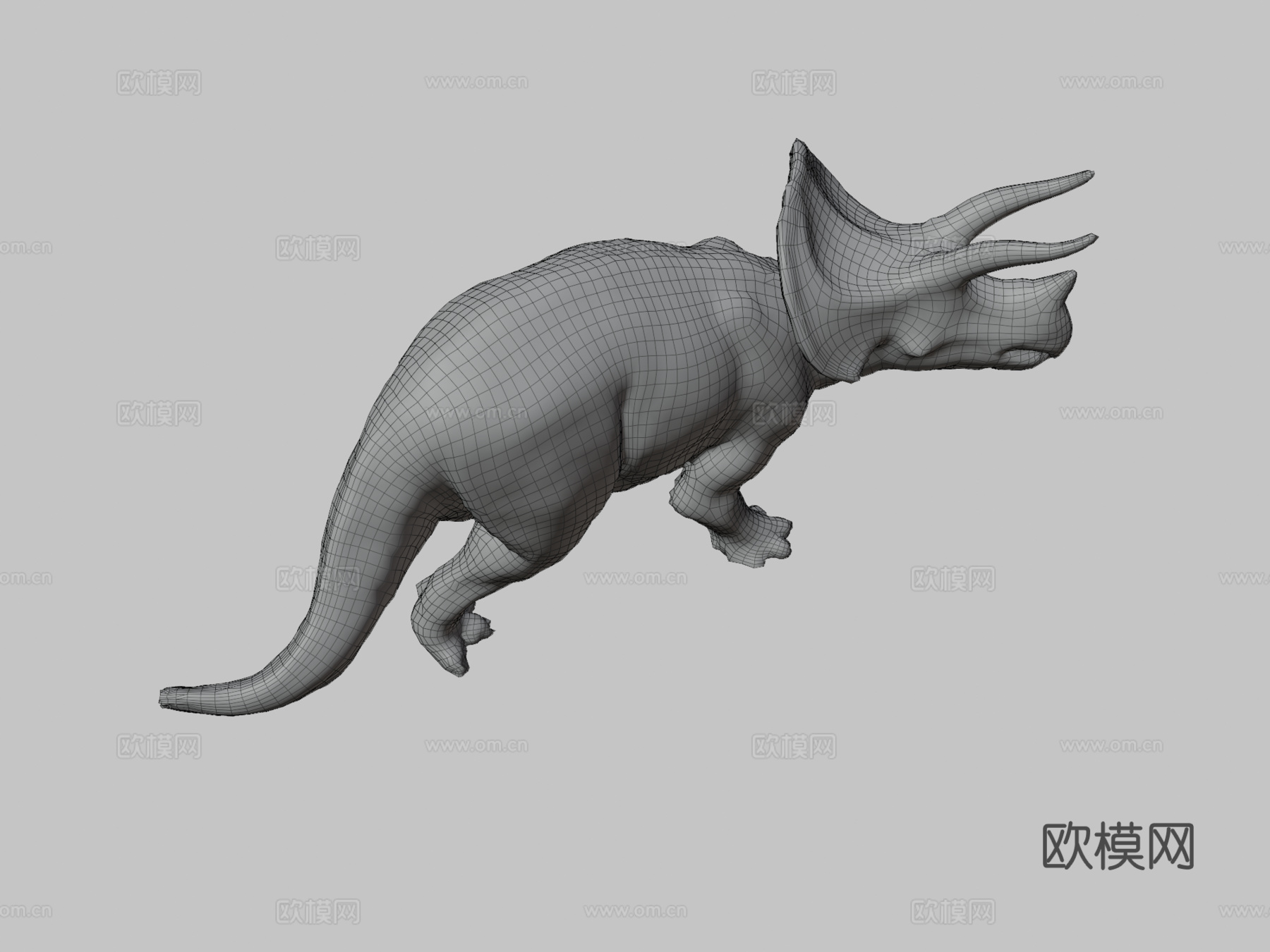 三角龙摄影测量测试3d模型