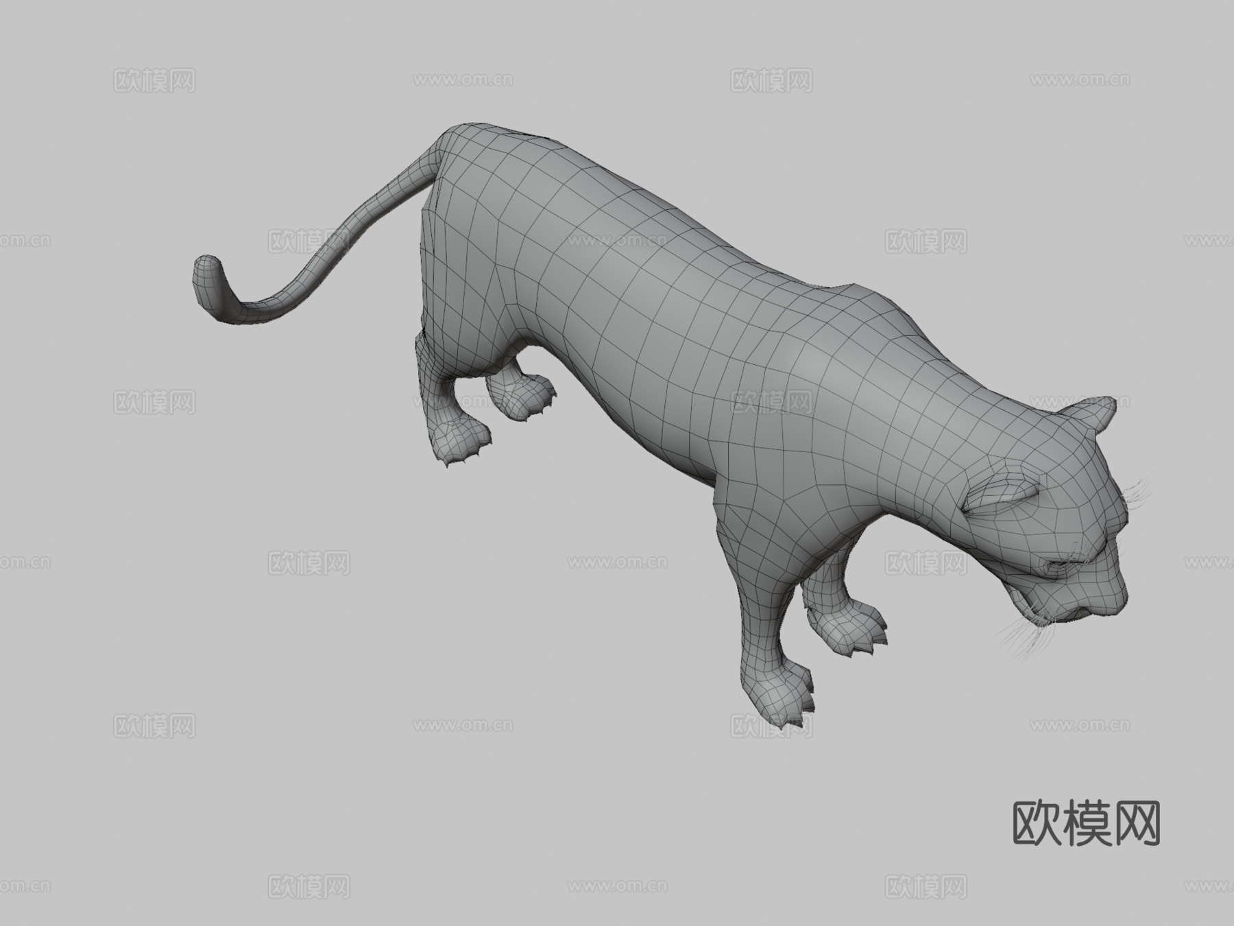 D黑豹3d模型3d模型