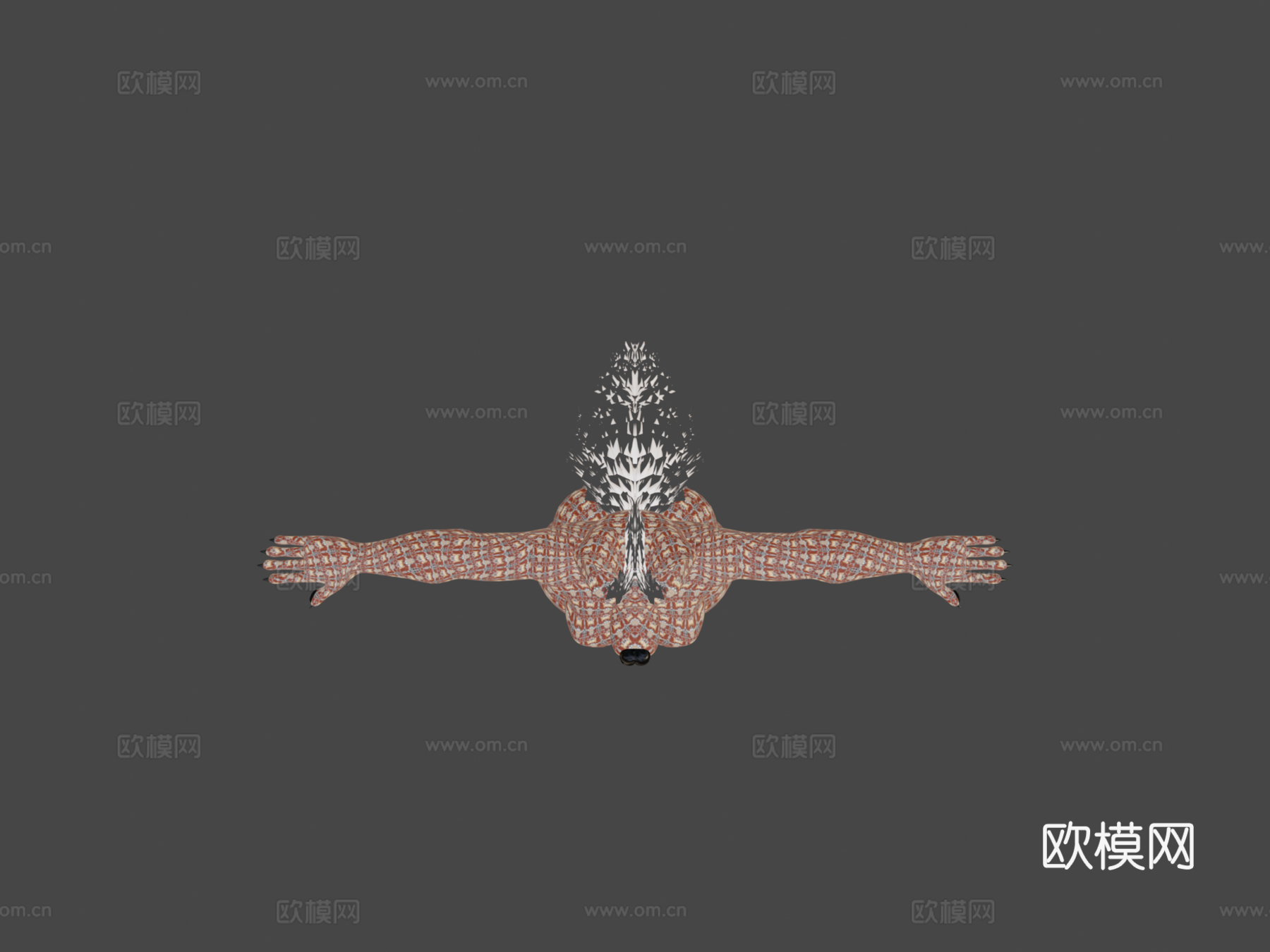 狼 - VR聊天与虚拟主播头像3d模型