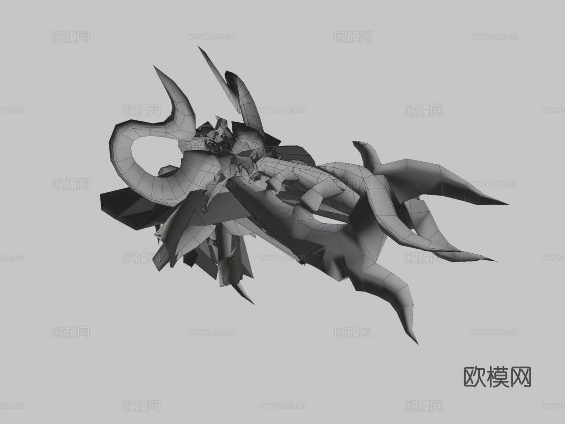 弗林特巨口3d模型