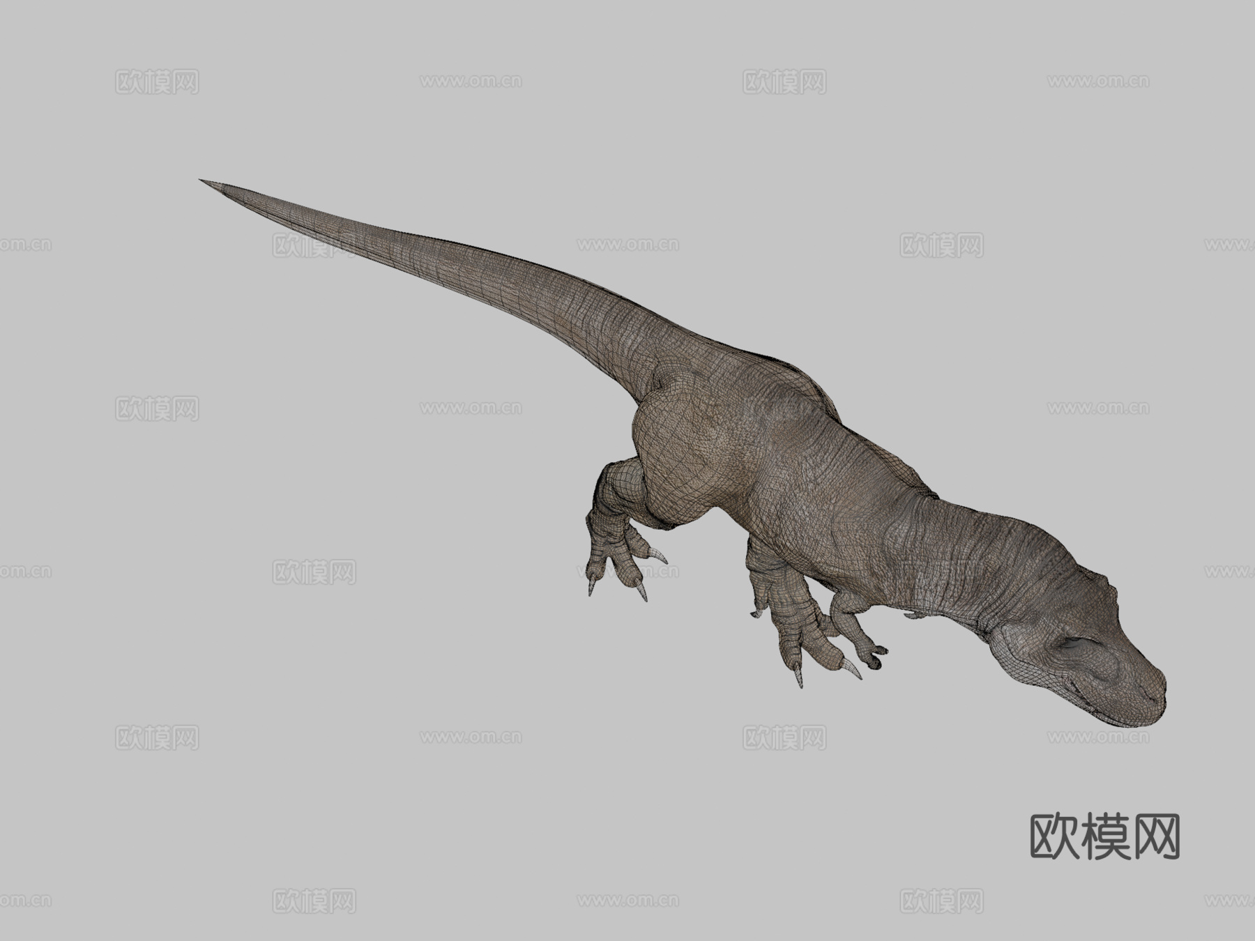 暴龙3d模型