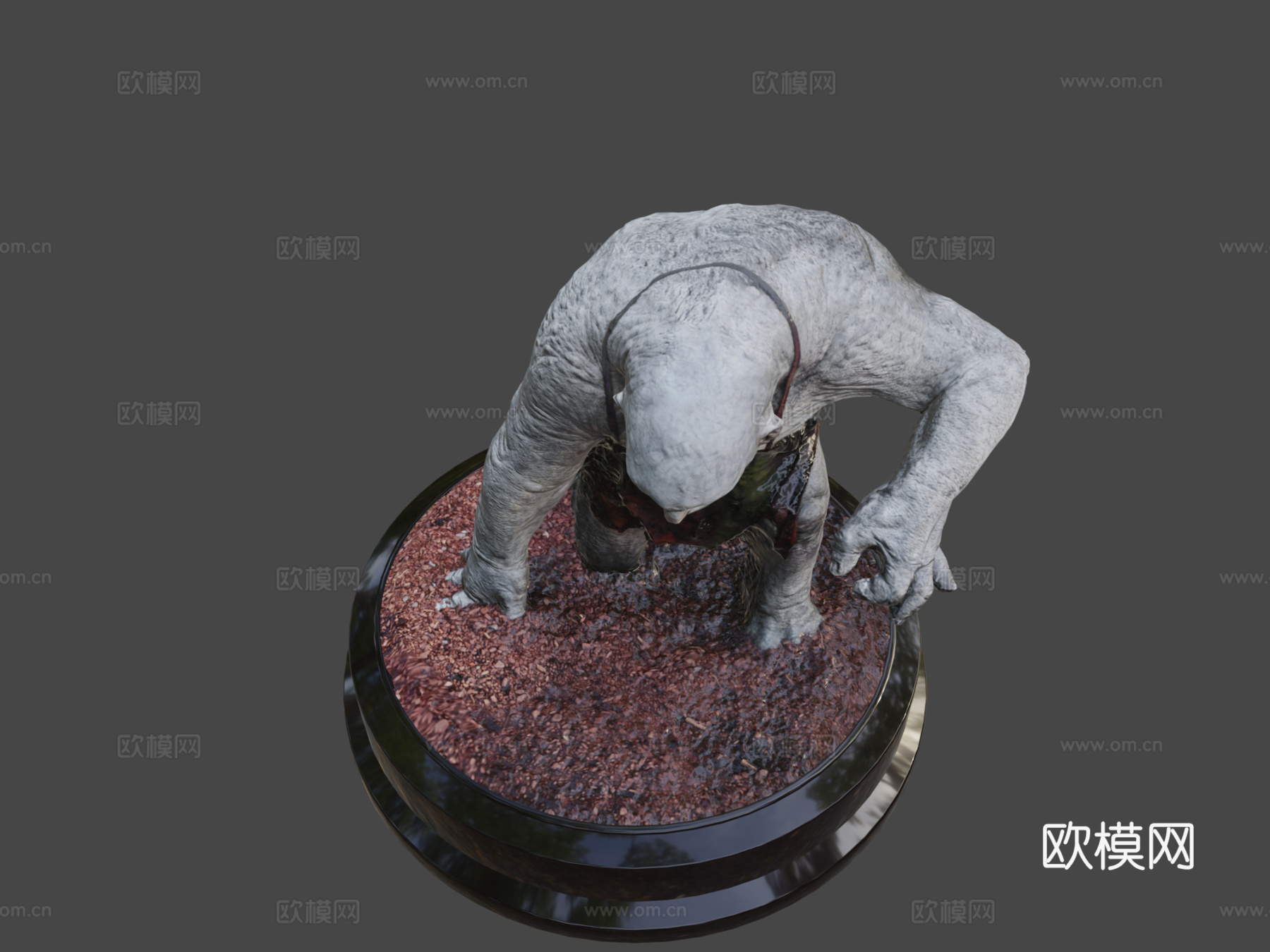 威塔洞穴巨魔伯特3d模型