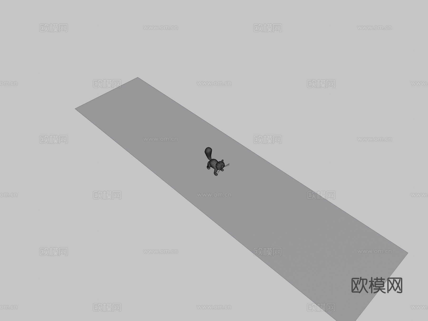 猫步动画3d模型