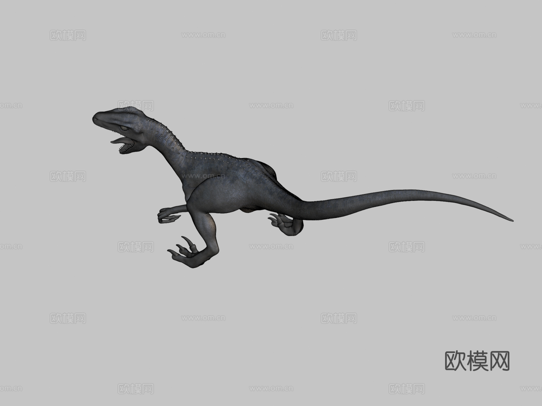 迅猛龙3d模型