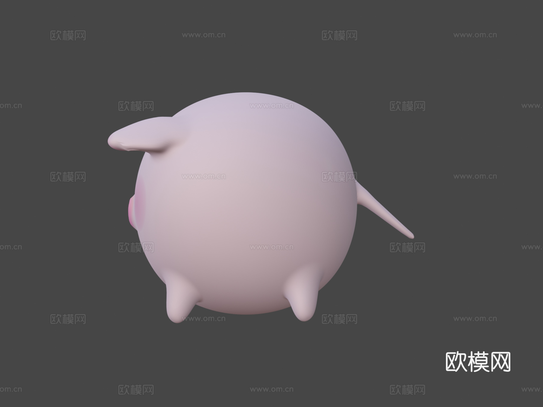猪3d模型