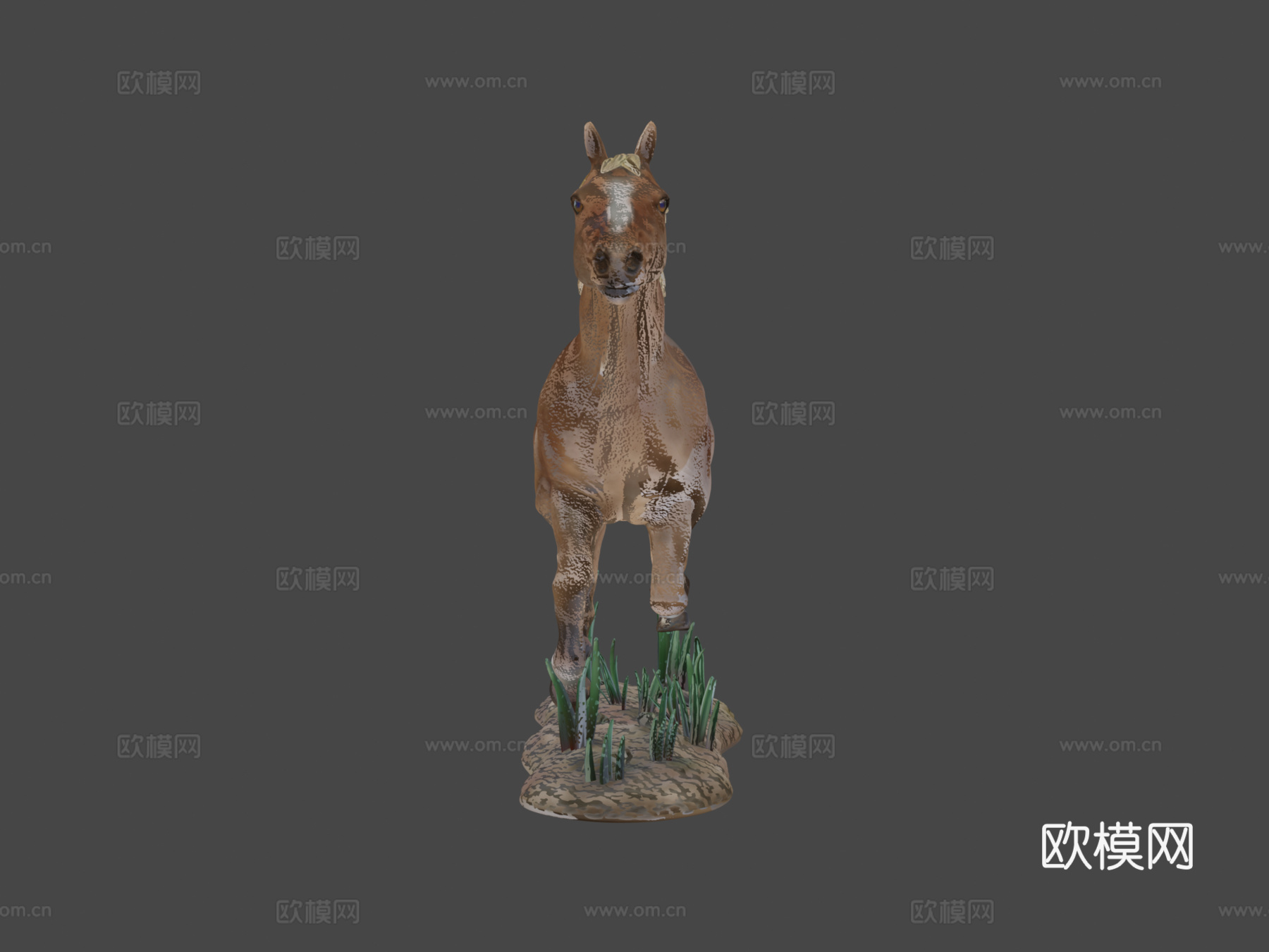 奔腾马-下载-3D可打印3d模型