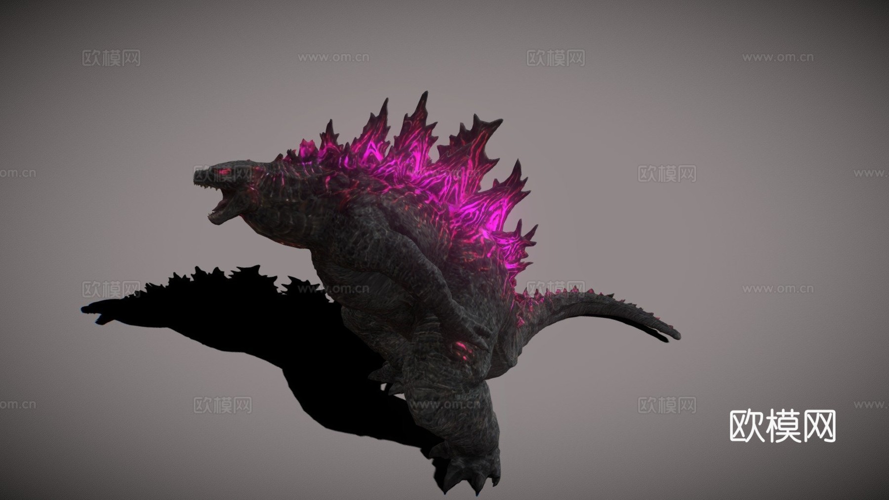 哥斯拉3d模型