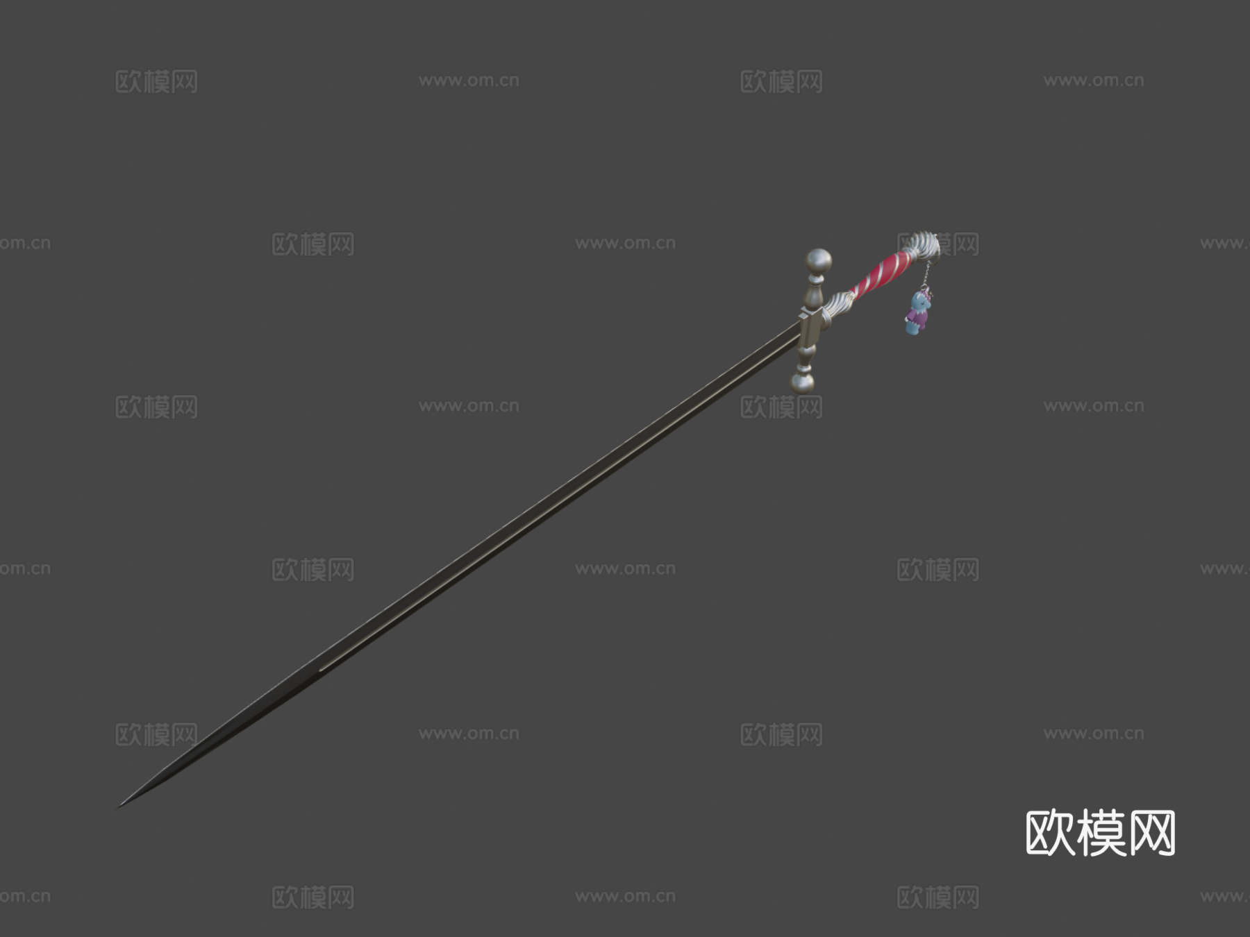 古雷治奥利乌丁剑3d模型