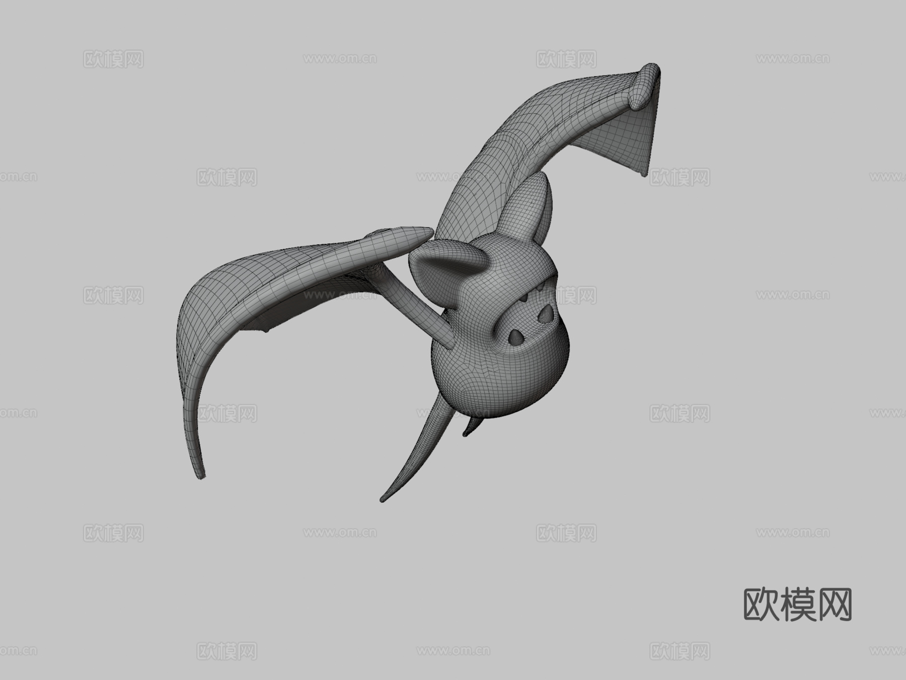 超音蝠宝可梦3d模型