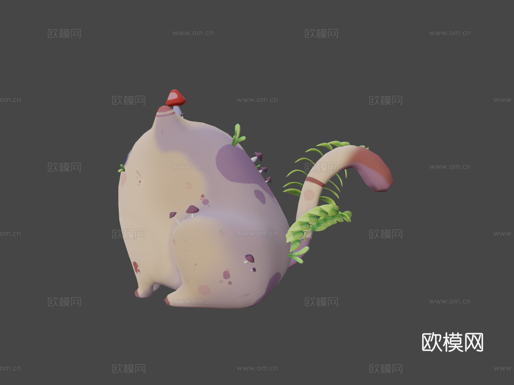 可爱小猫3d模型