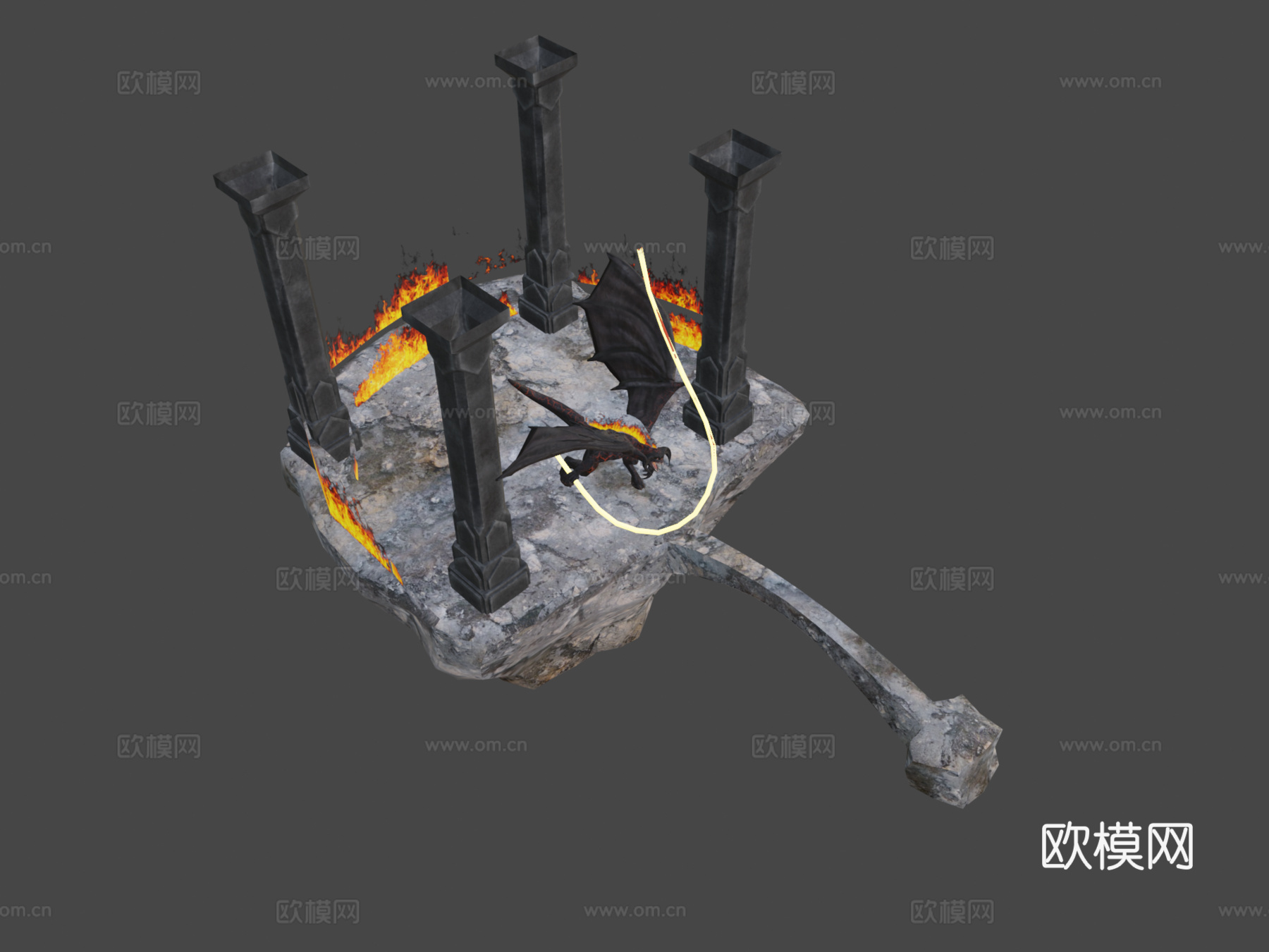 魔苟斯的炎魔3d模型
