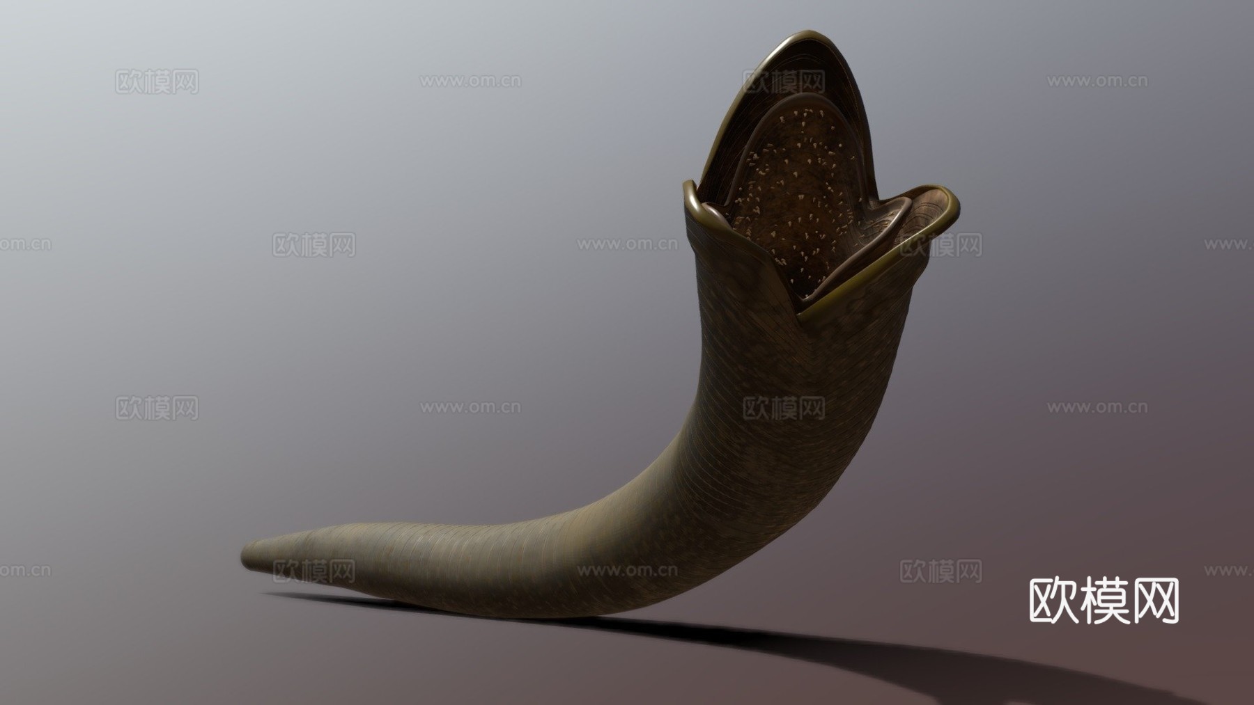 沙丘阿拉基斯的沙虫=沙胡鲁德=3d模型