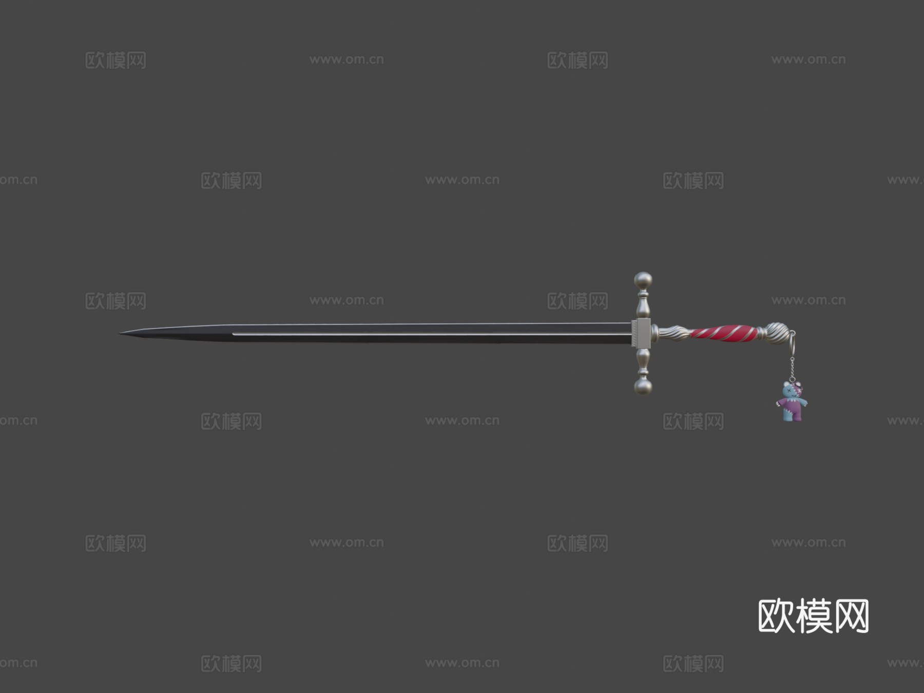 古雷治奥利乌丁剑3d模型