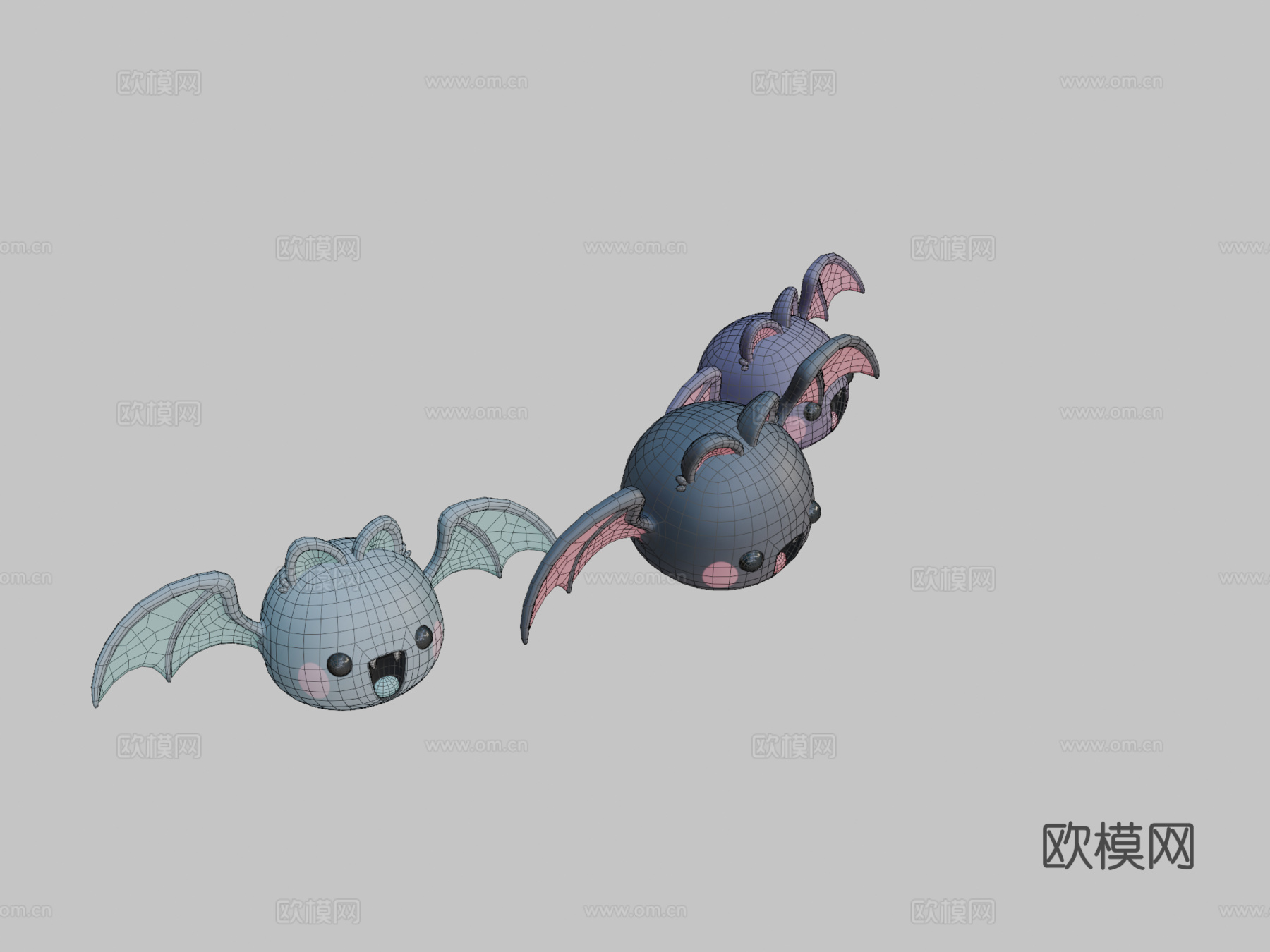 可爱小蝙蝠013d模型