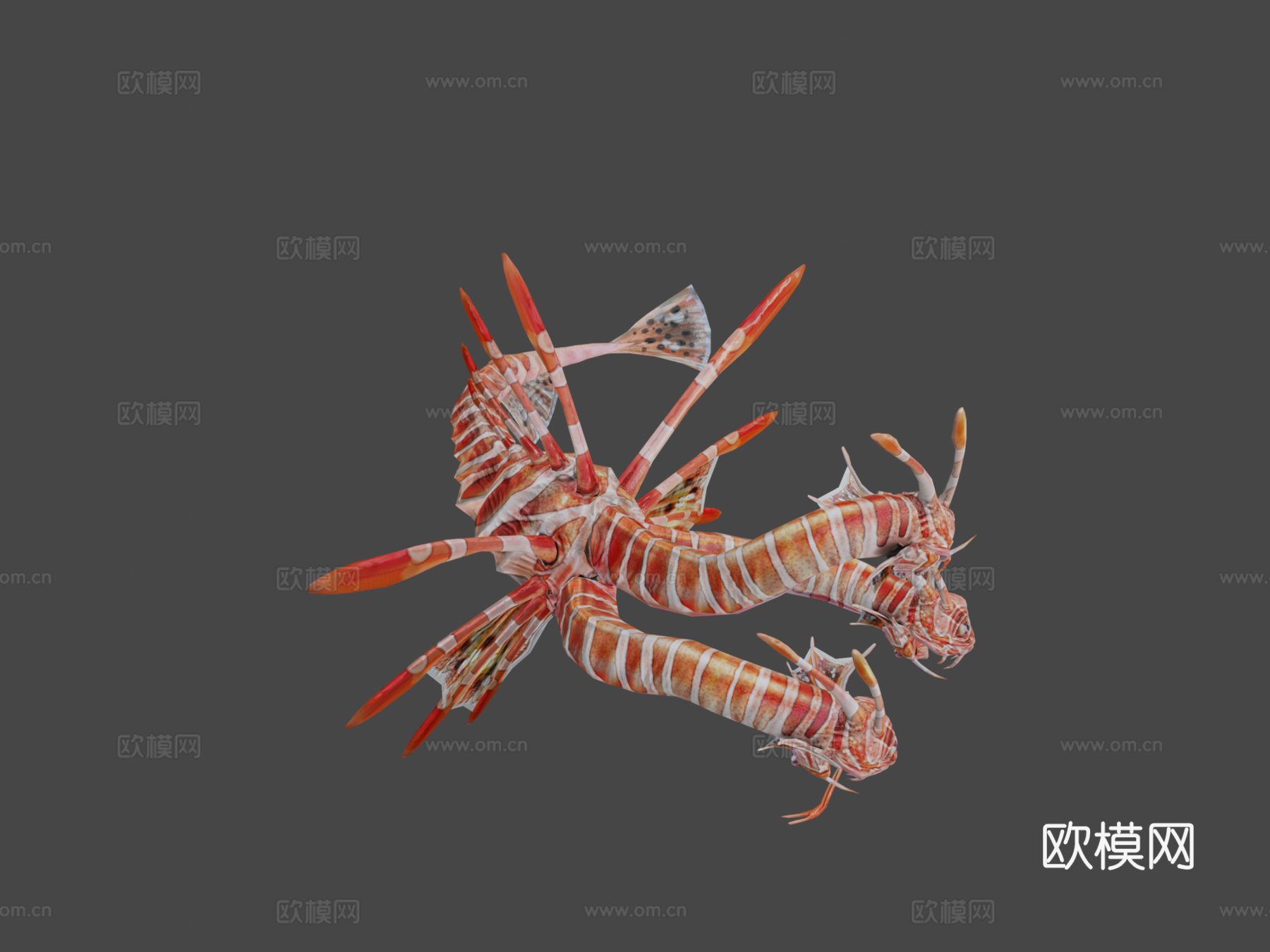 狮首海德拉3d模型