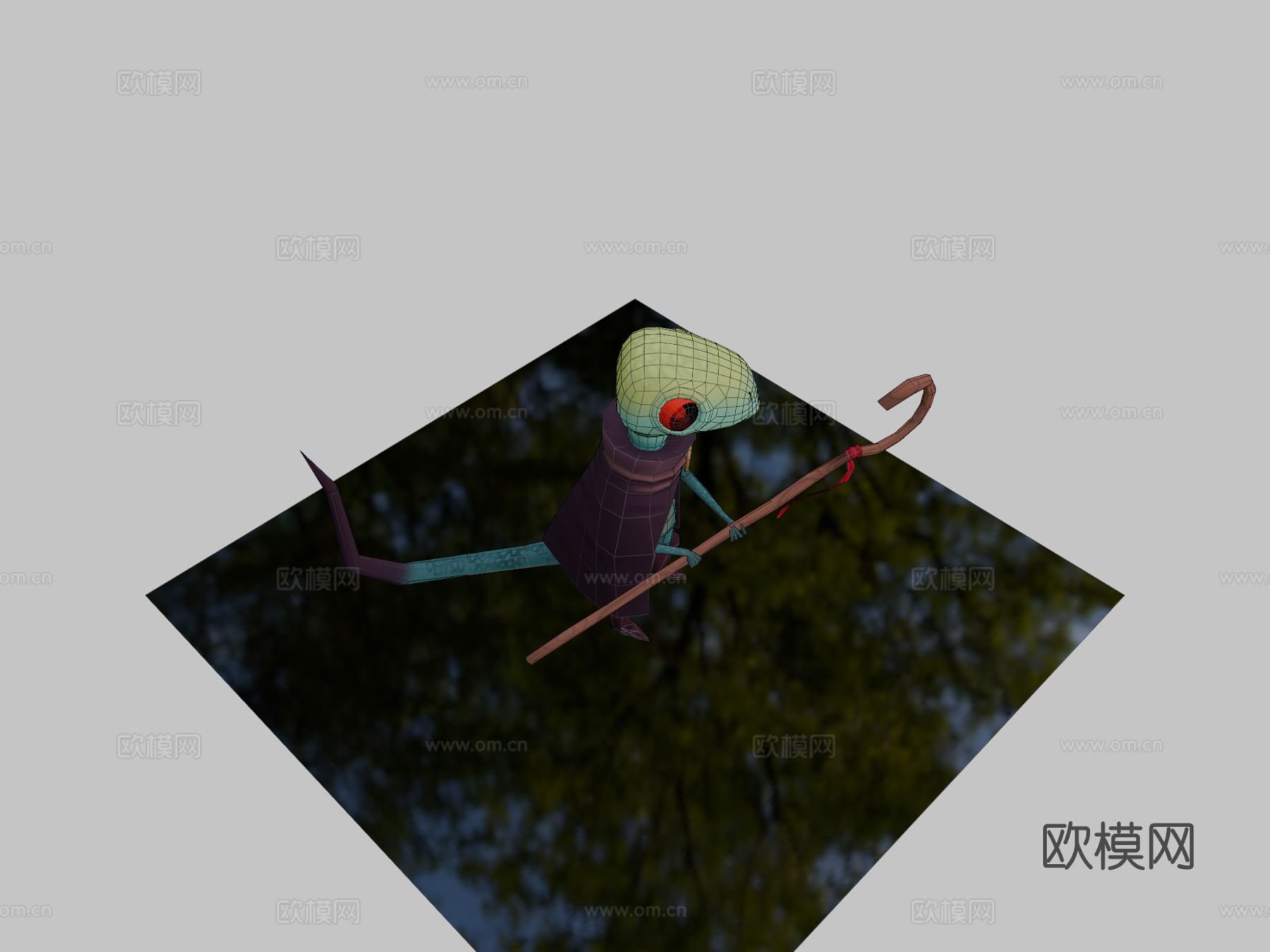 蜥蜴法师3d模型