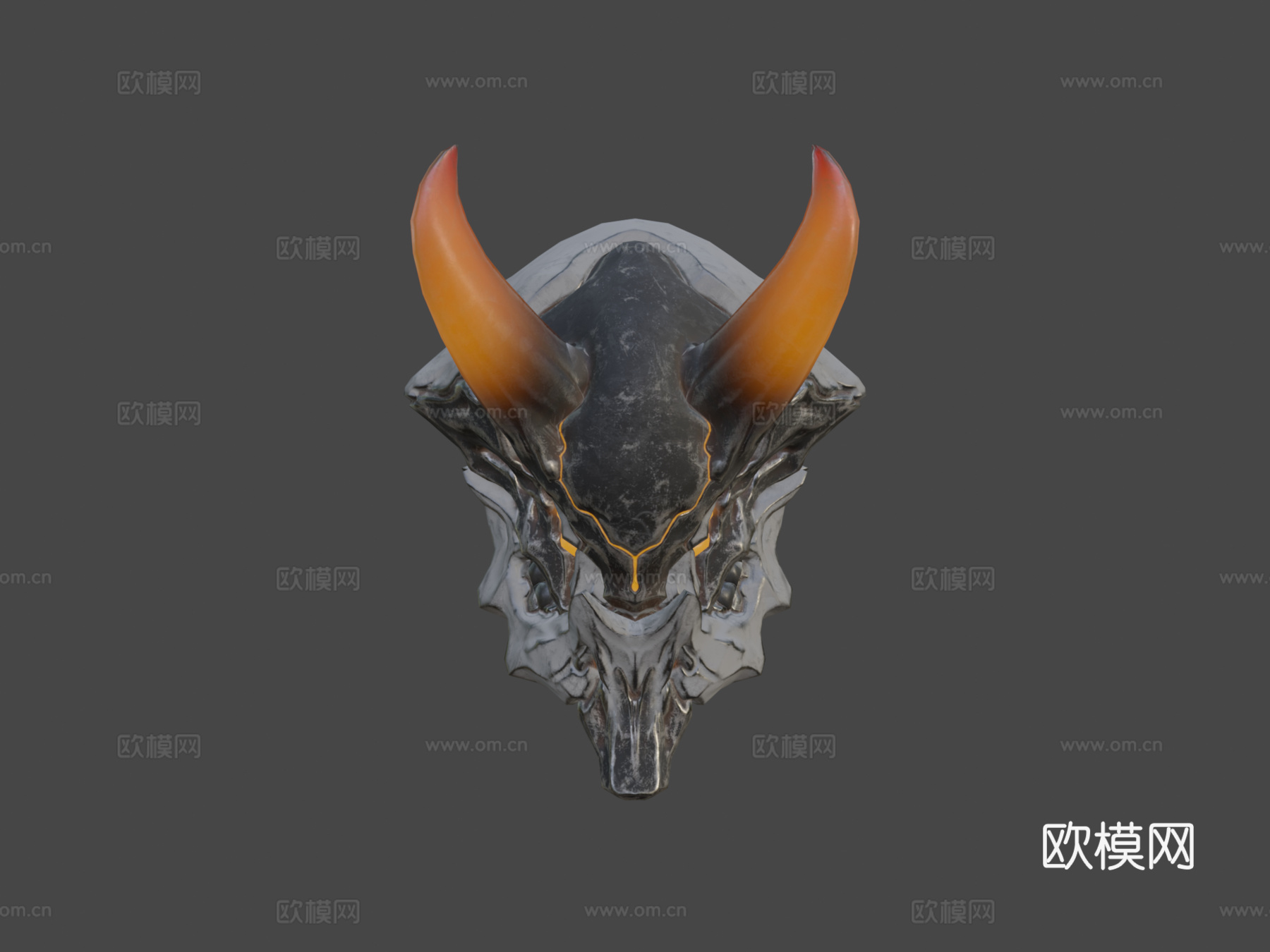 《星际战甲》鬼面皮肤3d模型