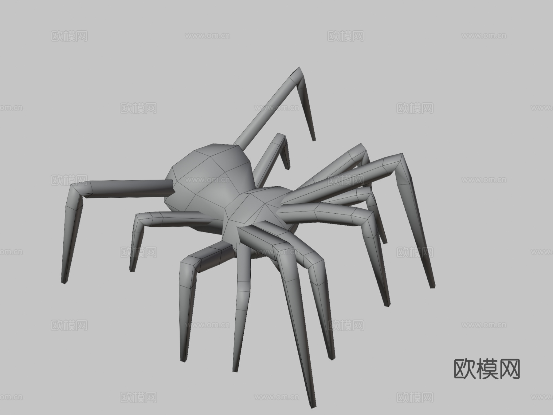 致命公司地堡蜘蛛3d模型