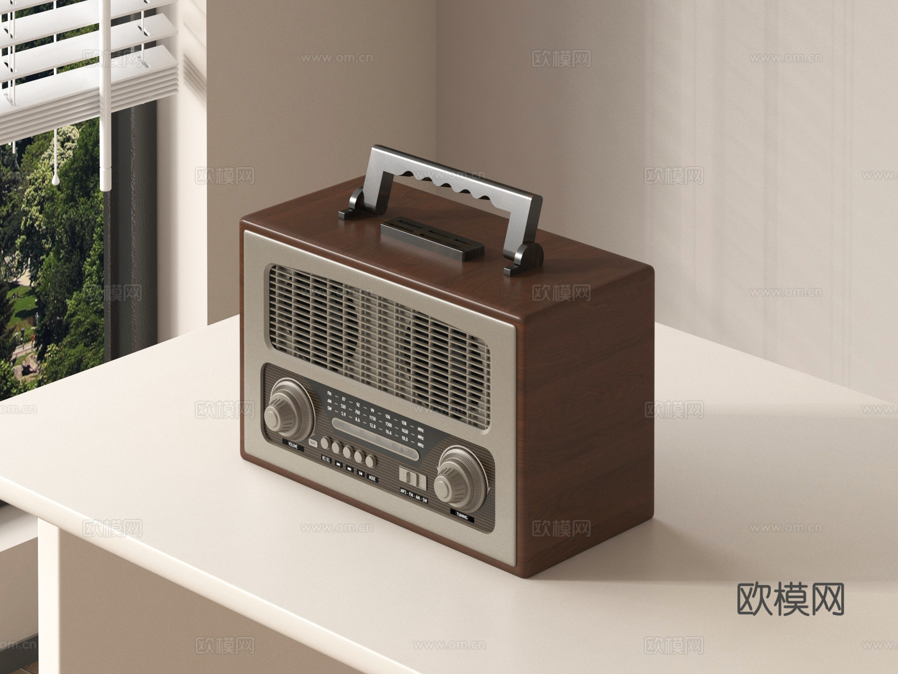 音响 音箱 收音机 录音机3d模型