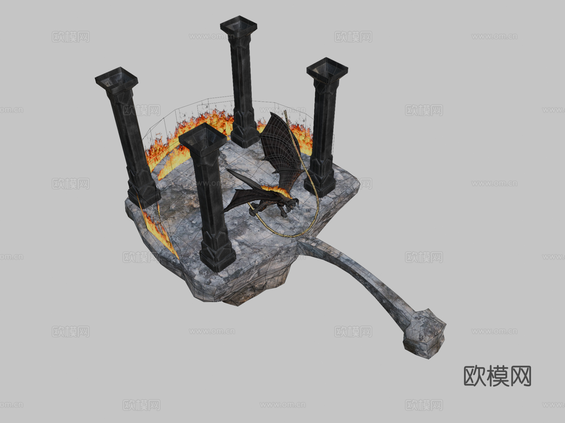 魔苟斯的炎魔3d模型
