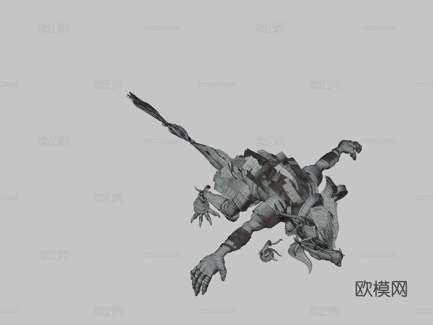 束缚殉道者米斯卡斯3d模型