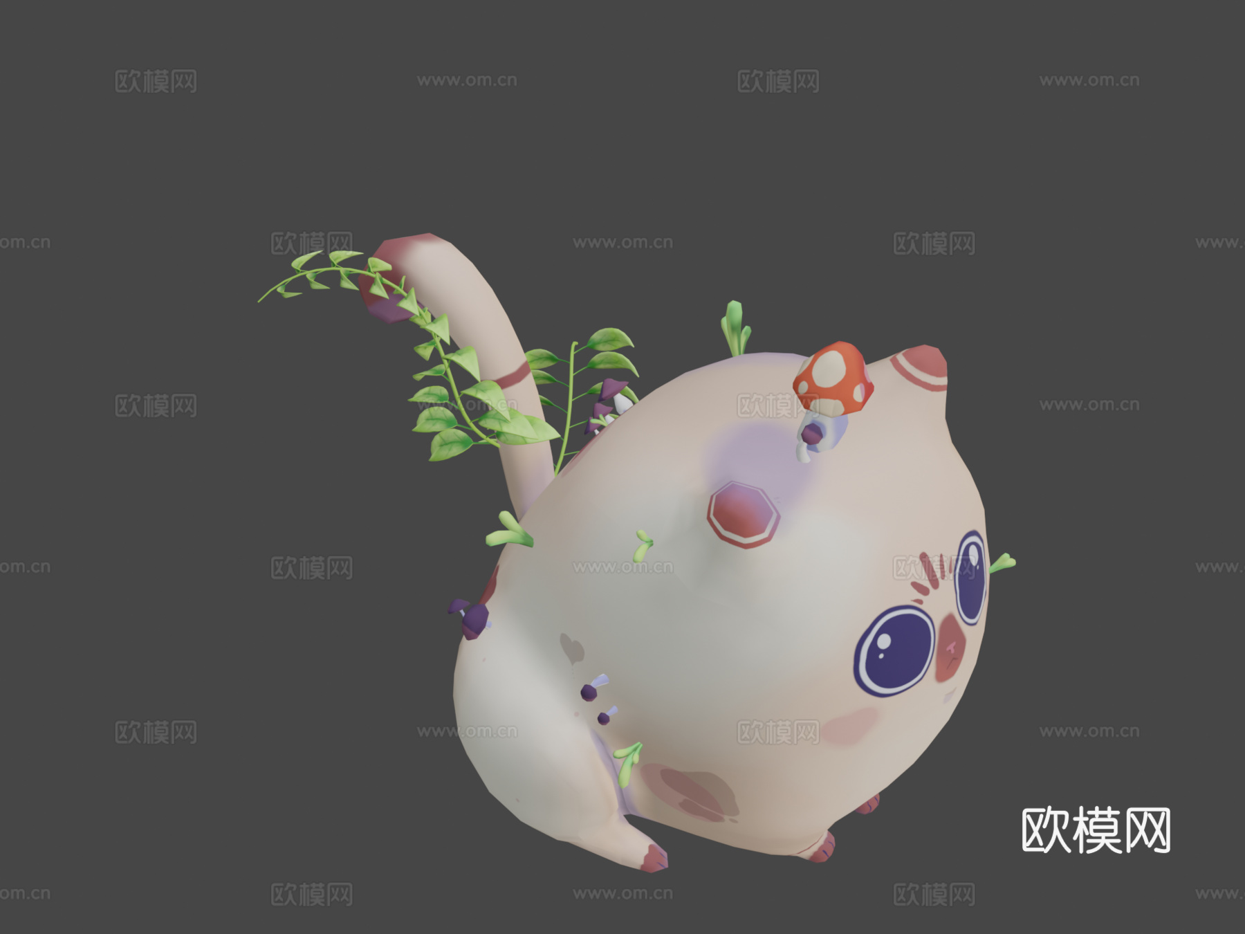 可爱小猫3d模型