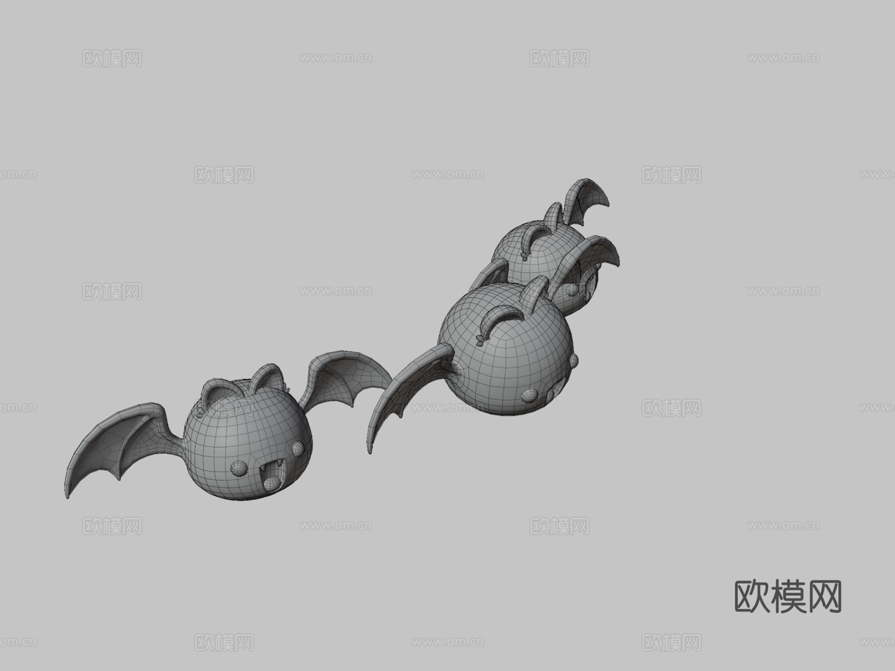 可爱小蝙蝠013d模型