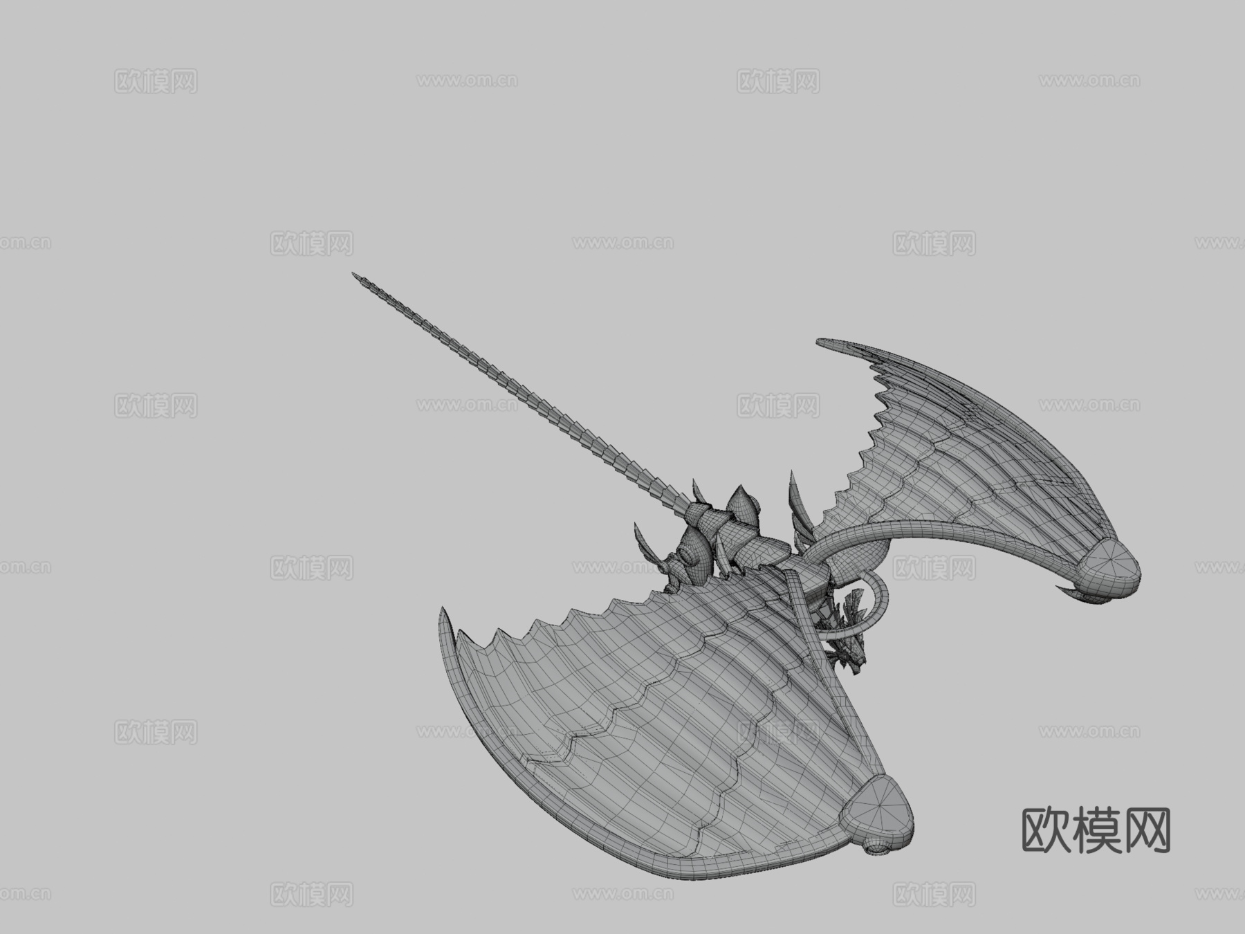 游戏王!-太阳神翼神龙3d模型
