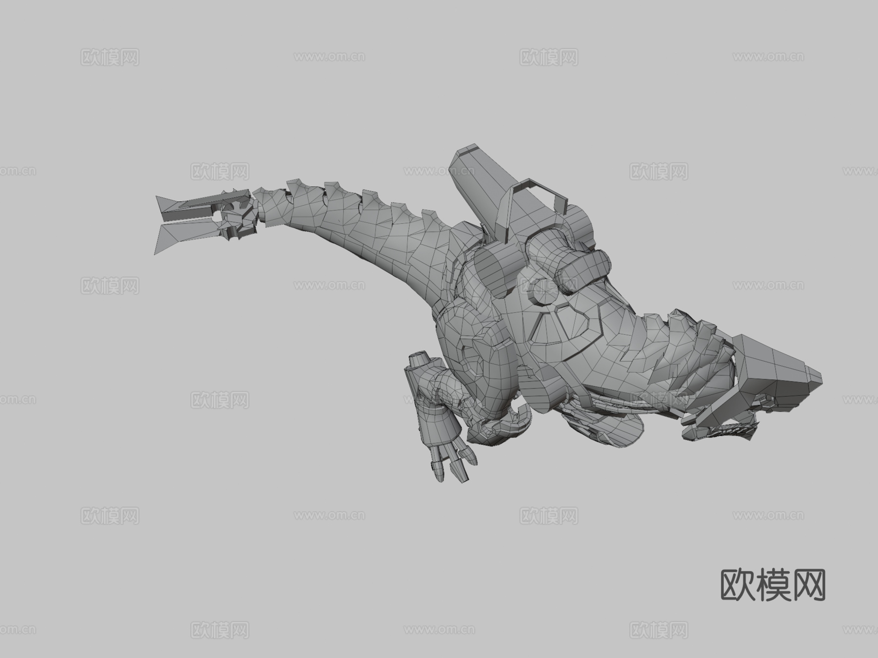 暴龙机甲3d模型