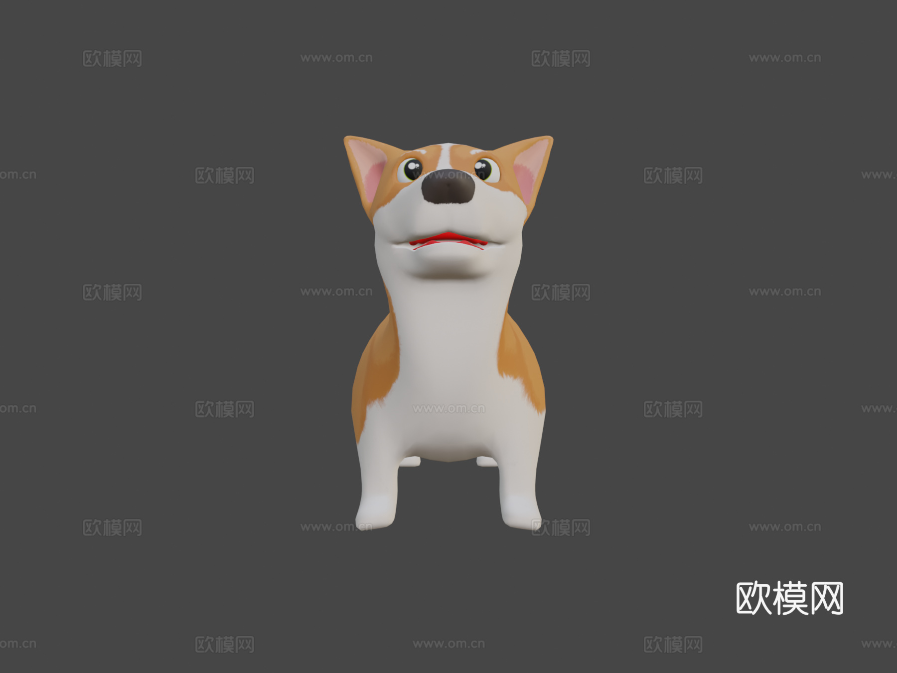 狗3d模型