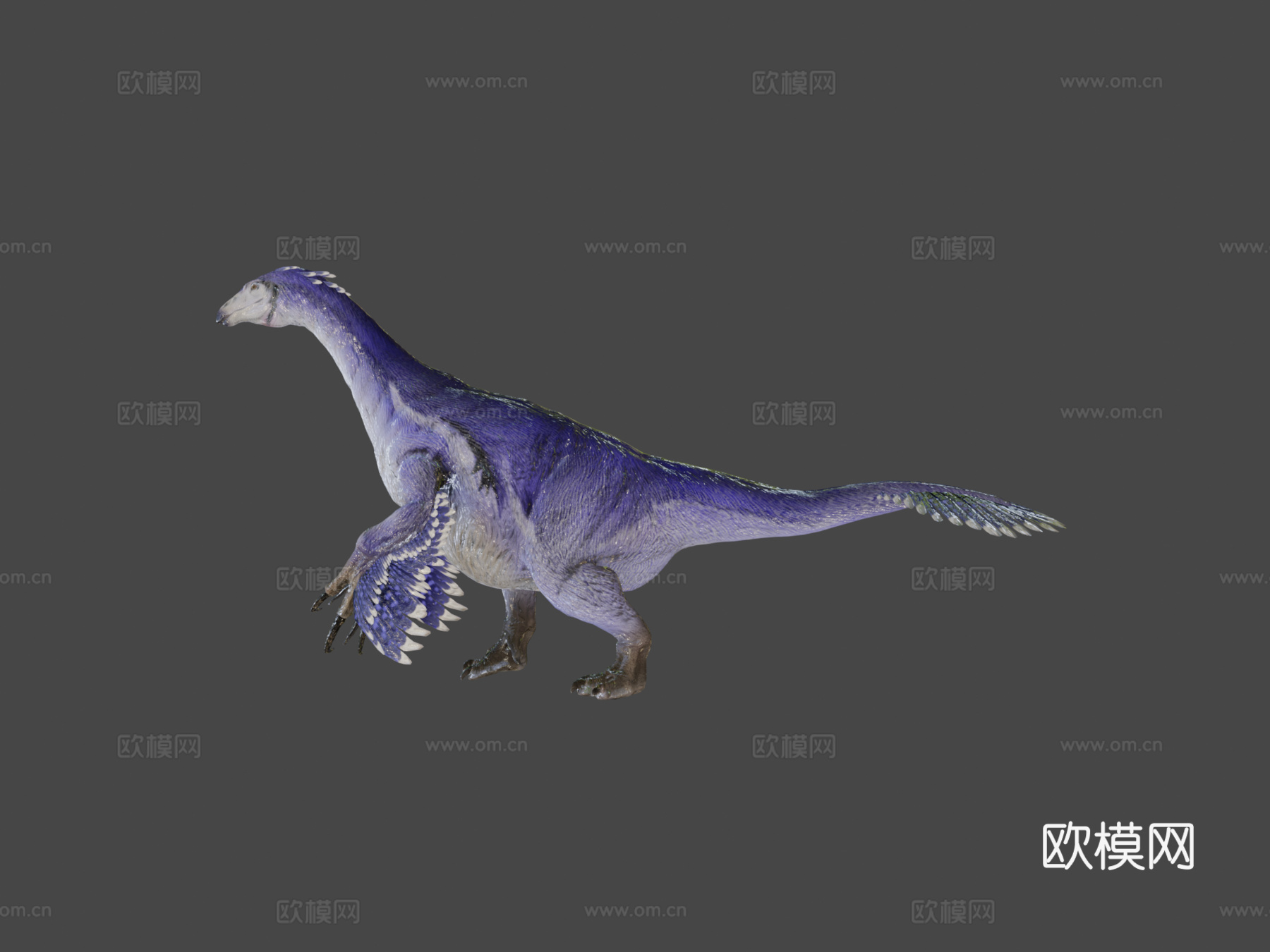 镰刀龙3d模型