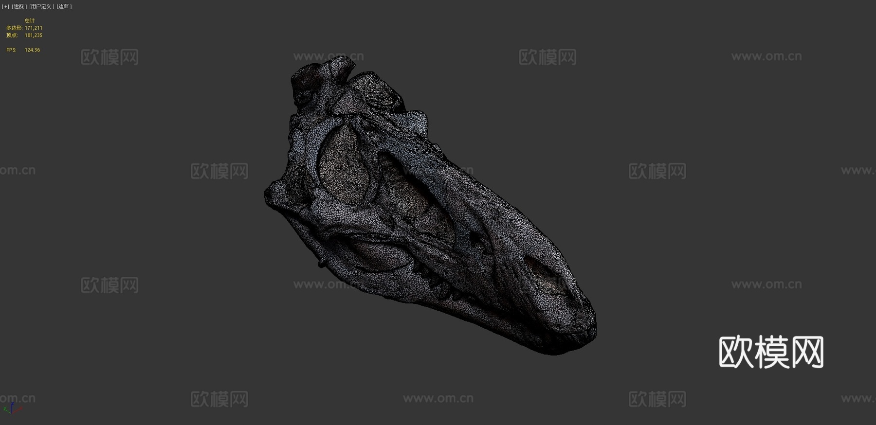 矮暴龙3d模型