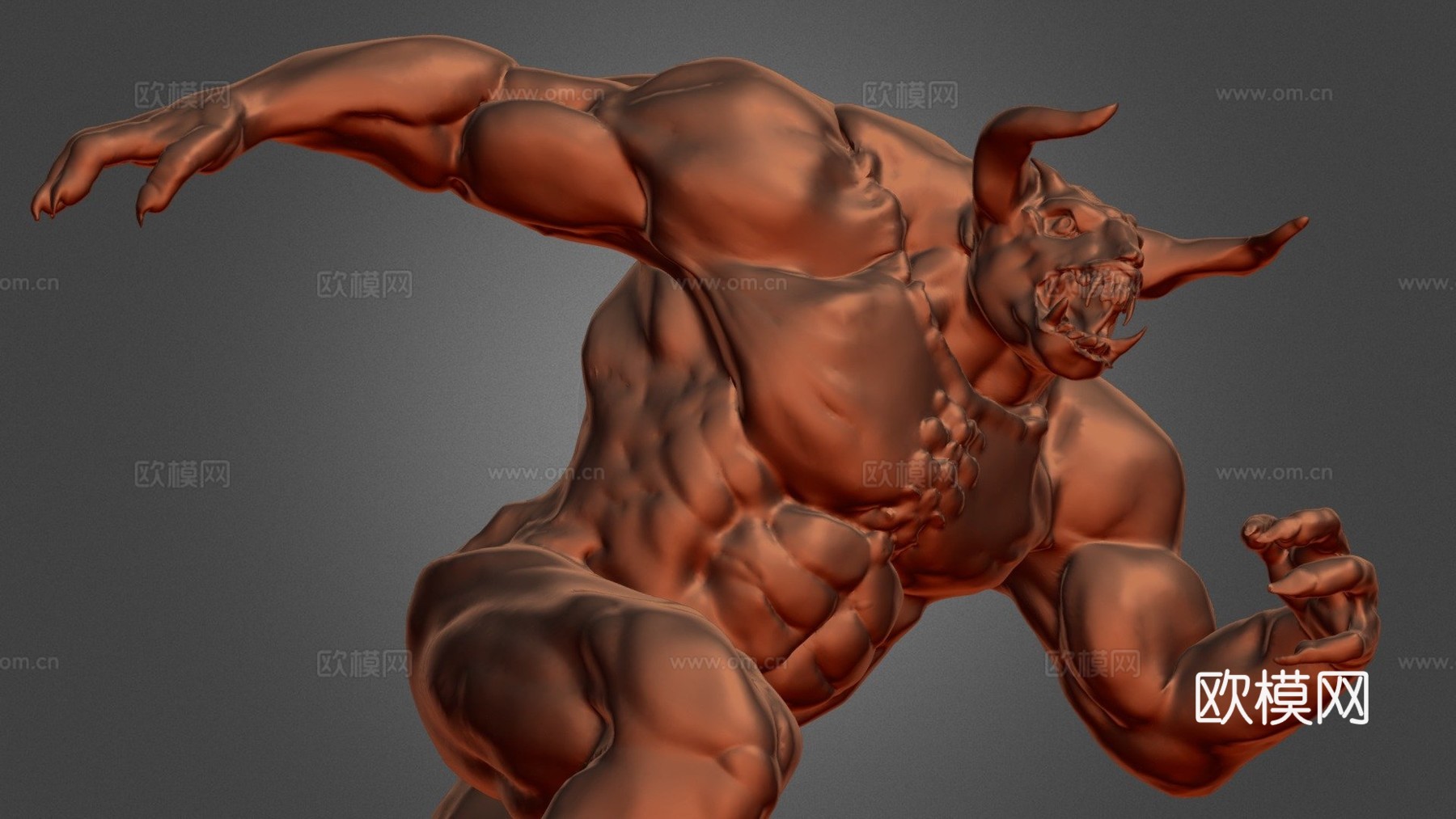 牛头人3d模型