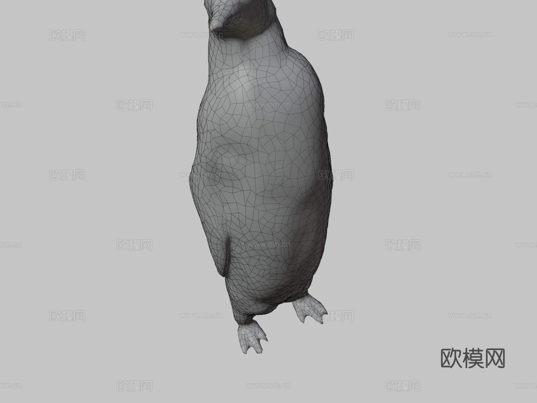 帝企鹅3d模型
