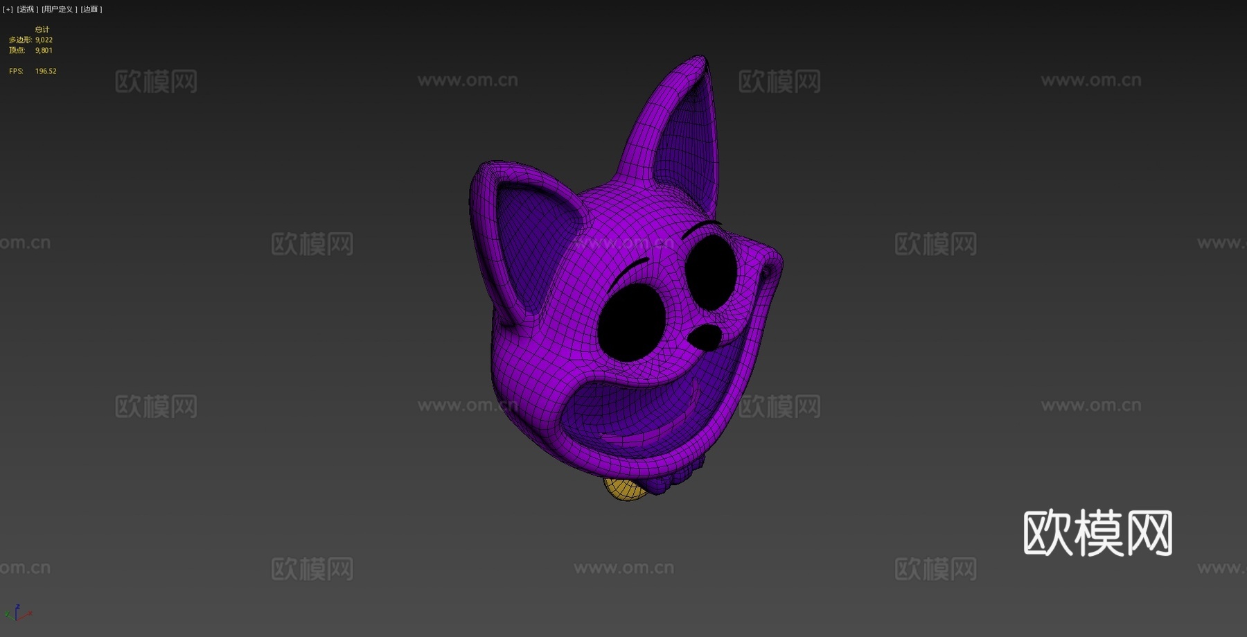猫憩波比游戏时间33d模型