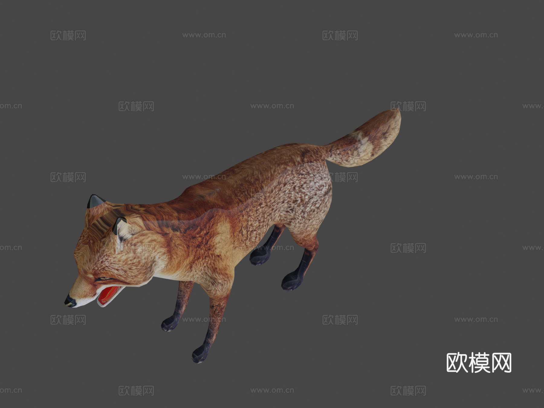 狐狸3d模型