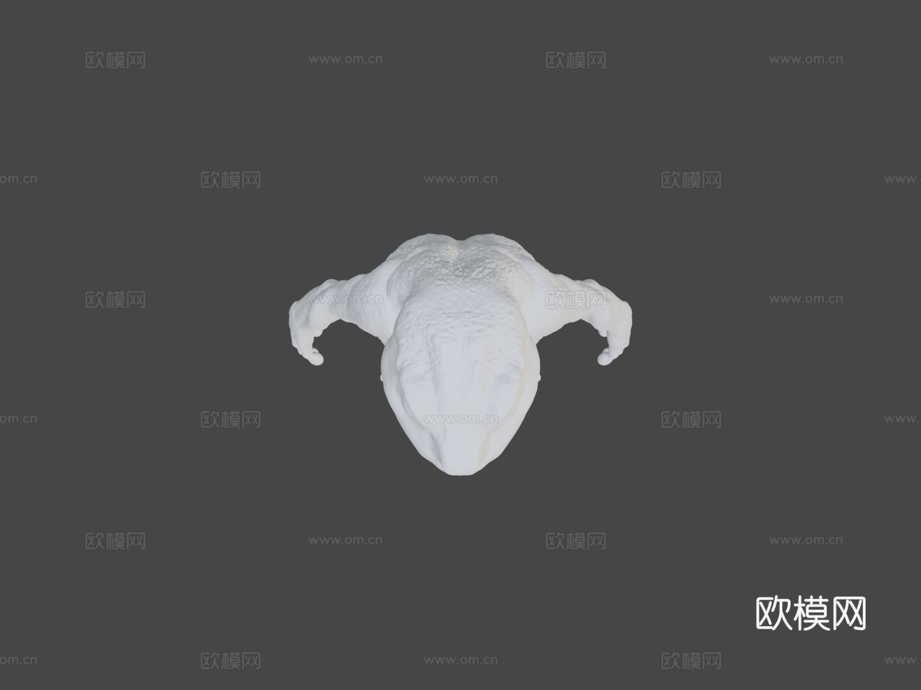 青蛙人形生物3d模型