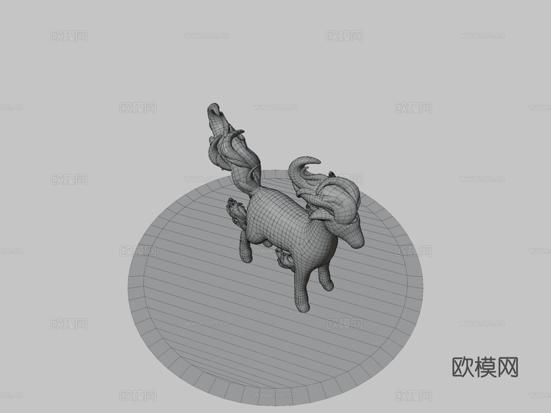 小火马宝可梦3d模型