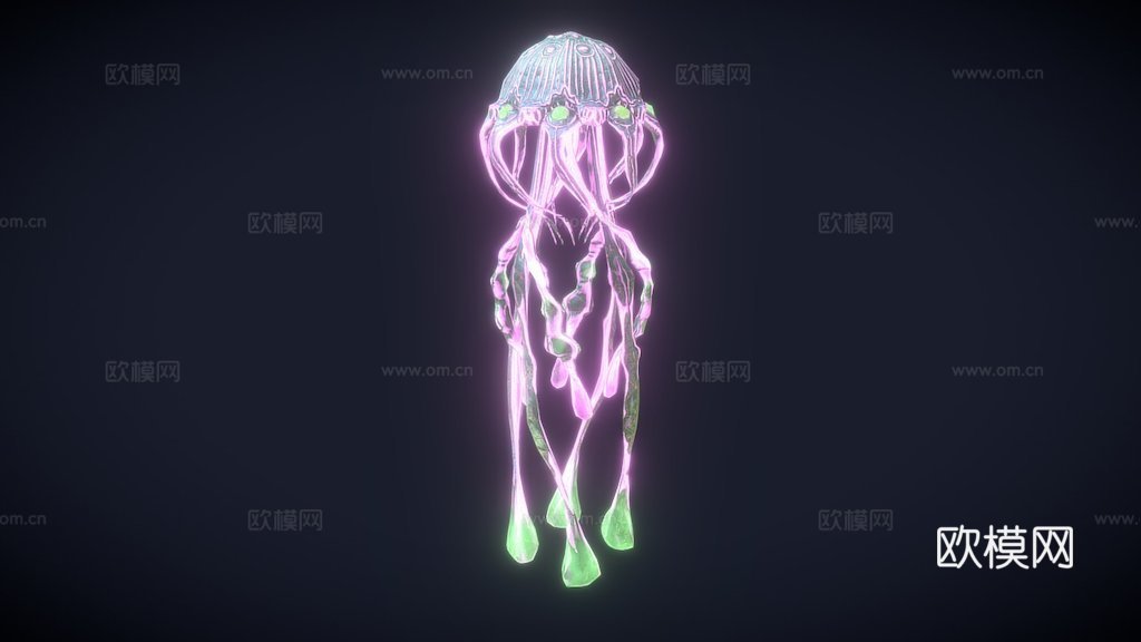水母3d模型