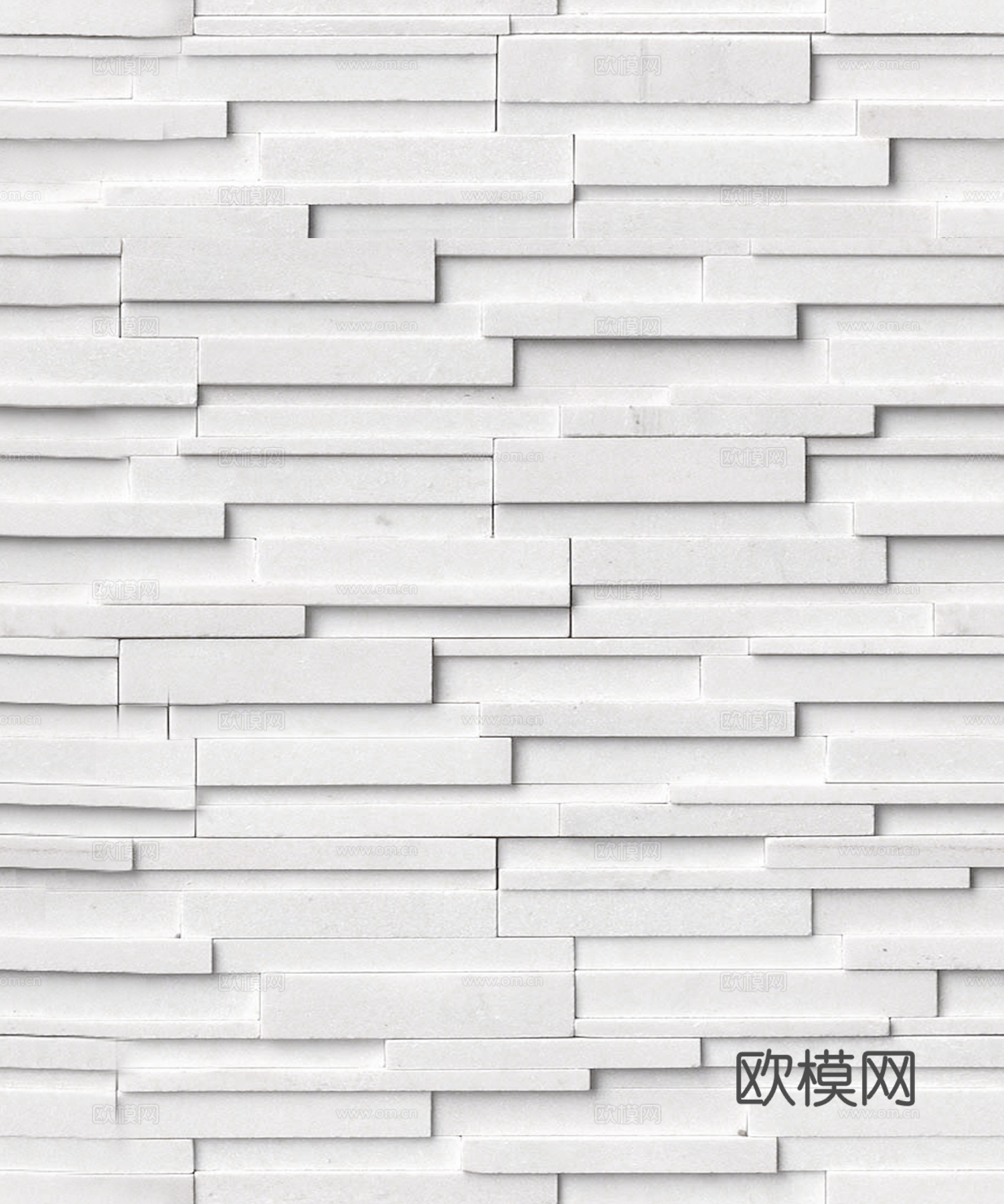 无缝白色文化石