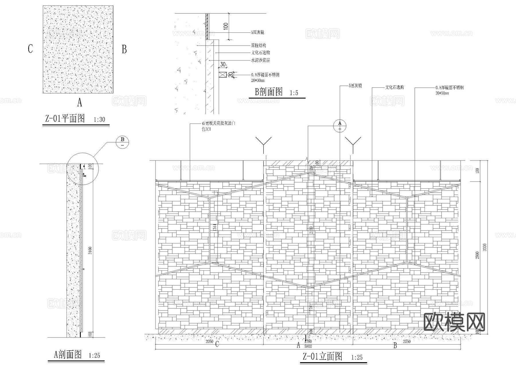 超市设计CAD施工图cad施工图