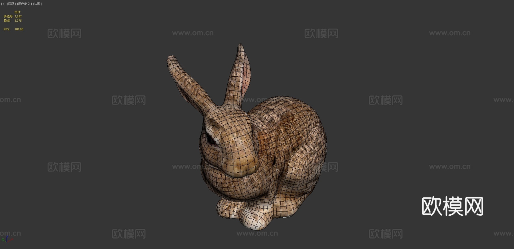 兔子3d模型