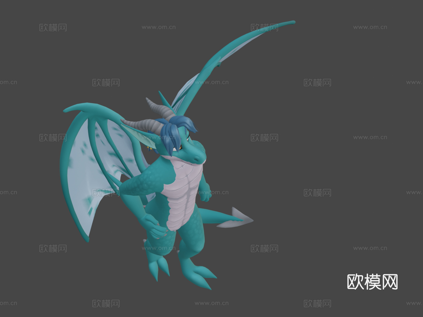 烈风龙VRChat虚拟形象3d模型