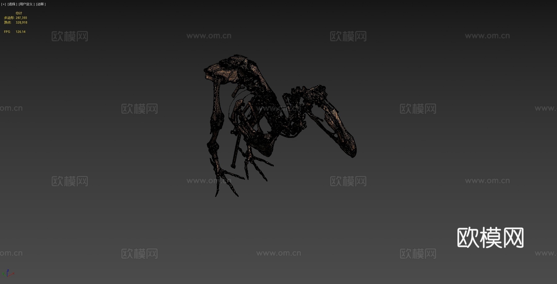 渡渡鸟3d模型