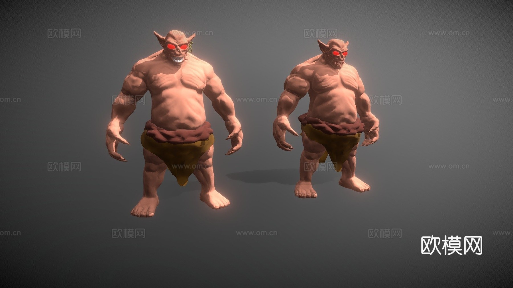 不是怪物3d模型