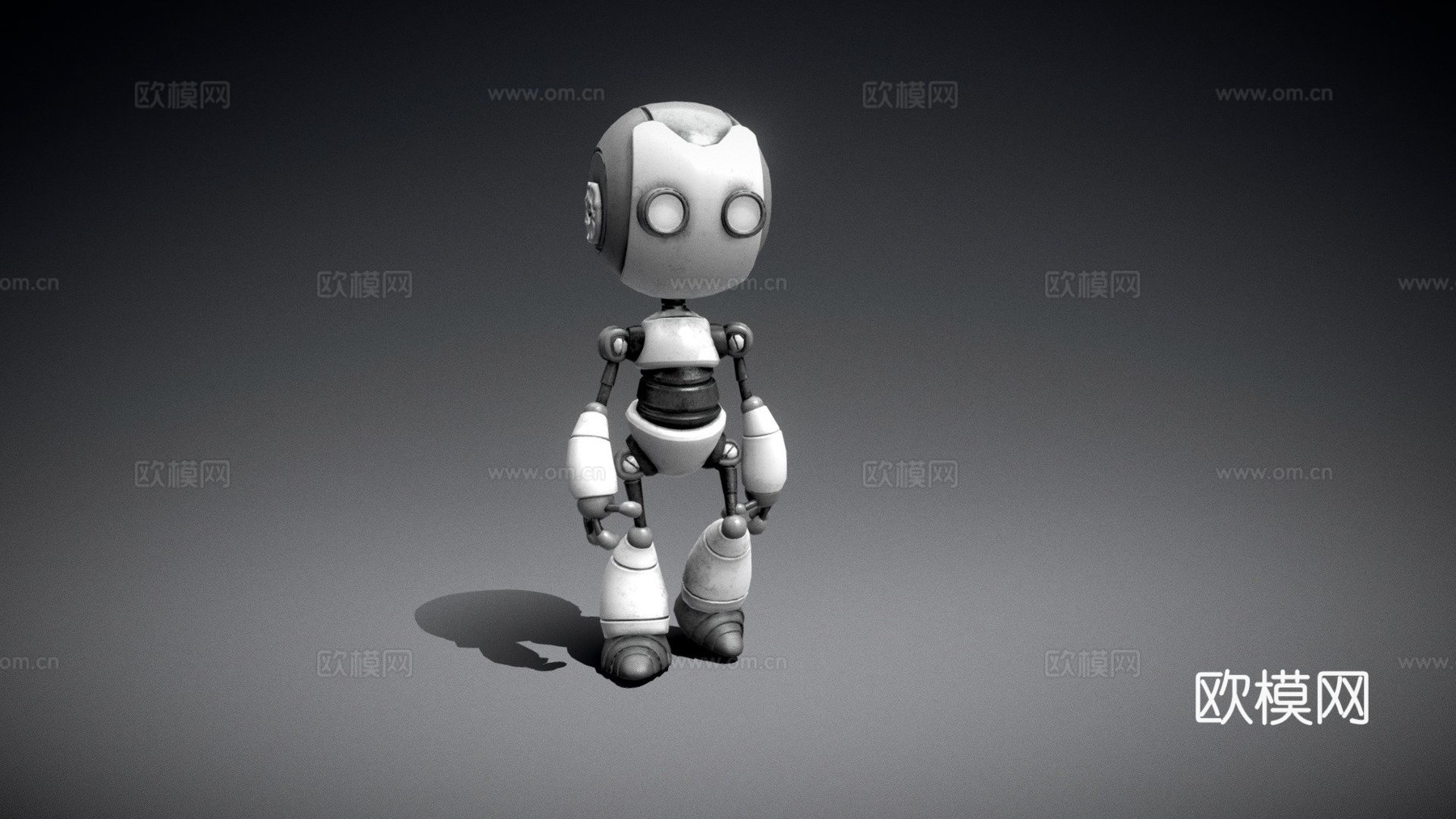机器人行走3d模型3d模型