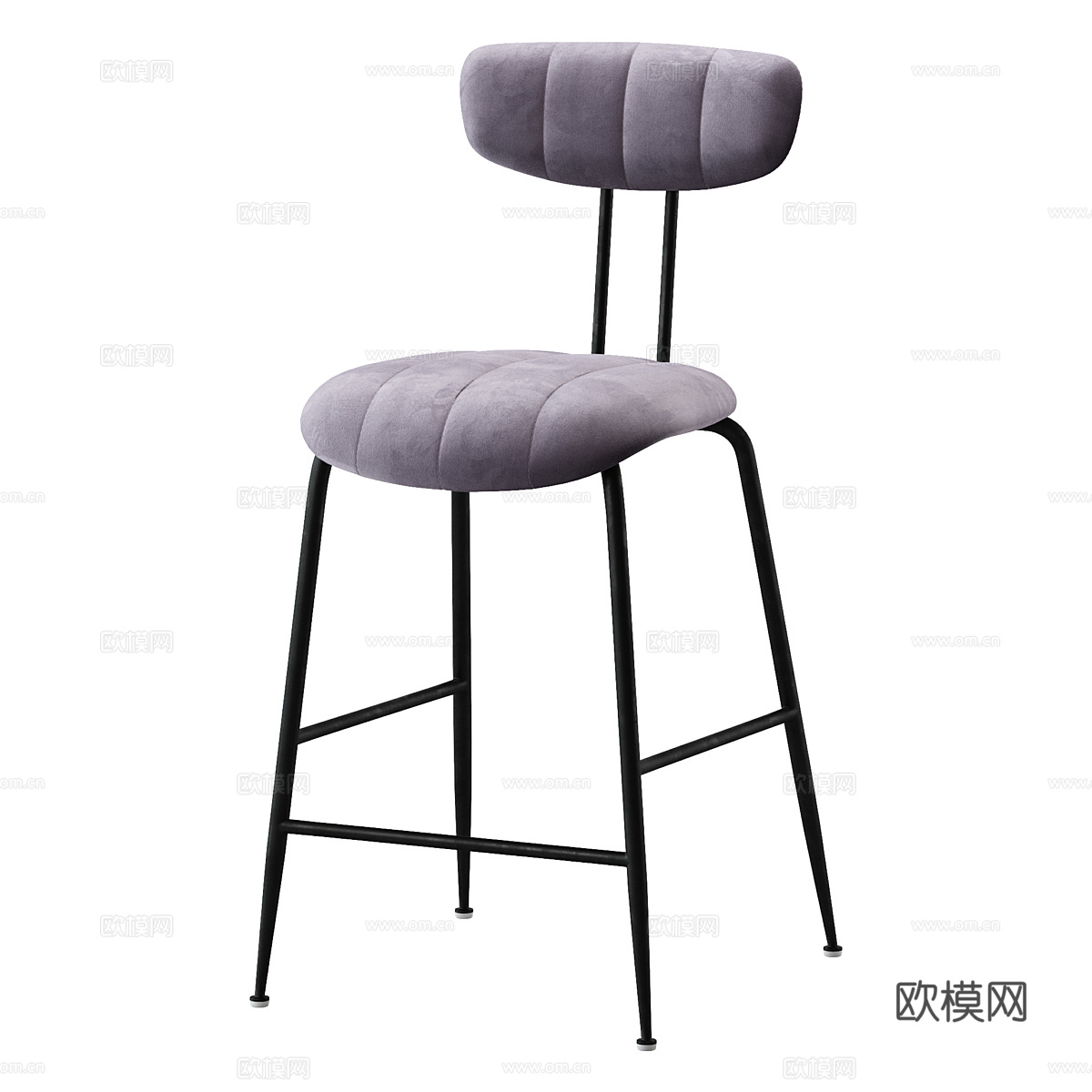 北欧简约吧椅 吧凳 简约吧椅 休闲吧凳 酒吧吧凳3d模型