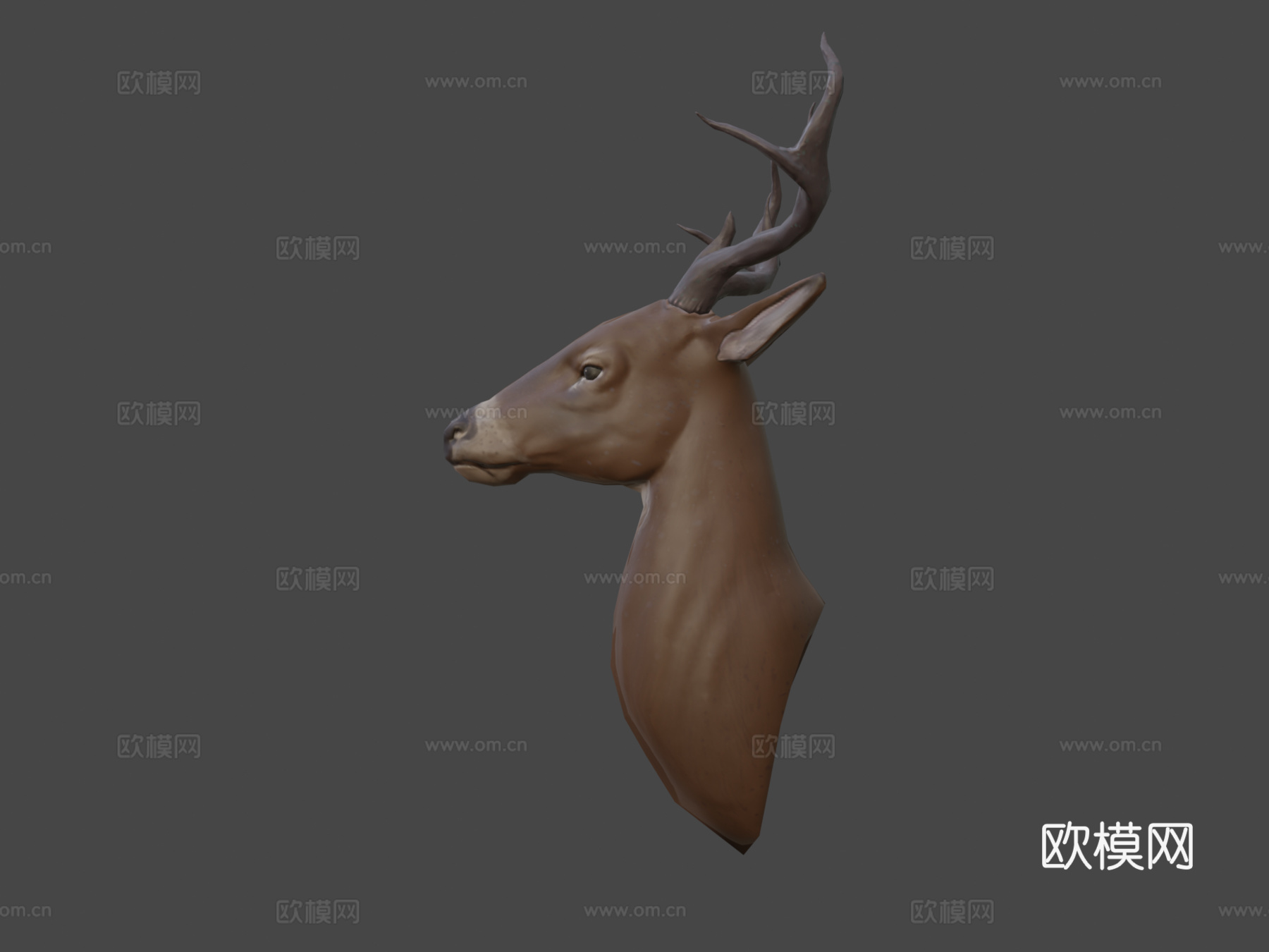 鹿3d模型